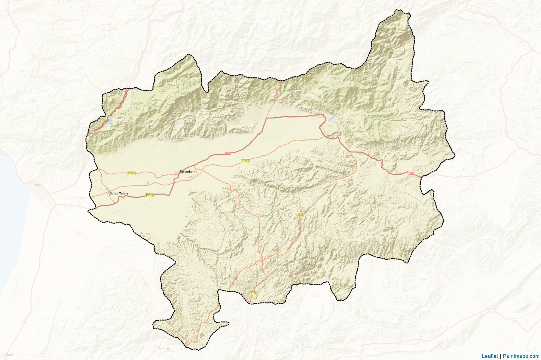 Tarudant (Sus-Massa) Haritası Örnekleri-2