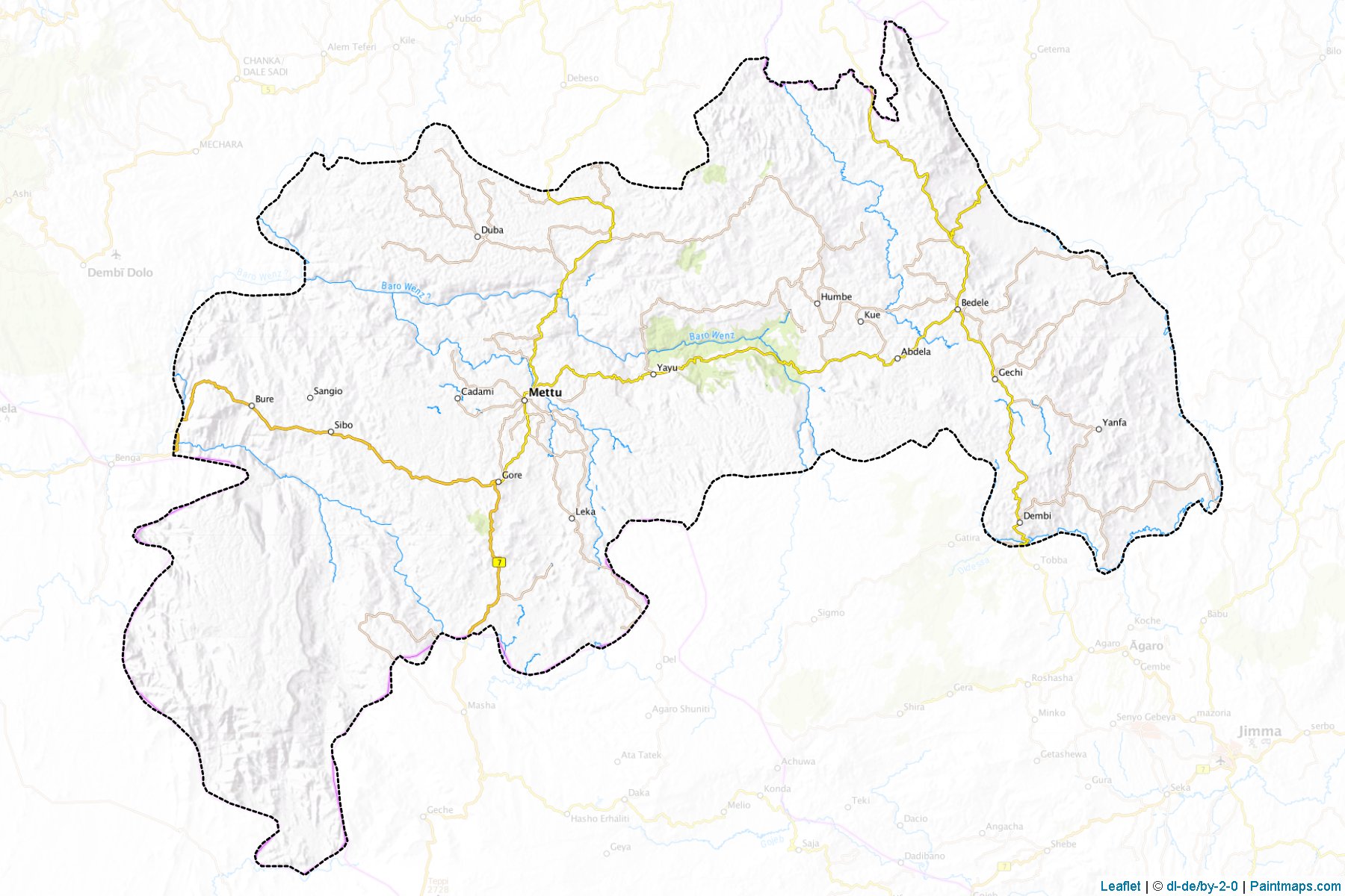 Muestras de recorte de mapas Illubabor (Oromiya)-1