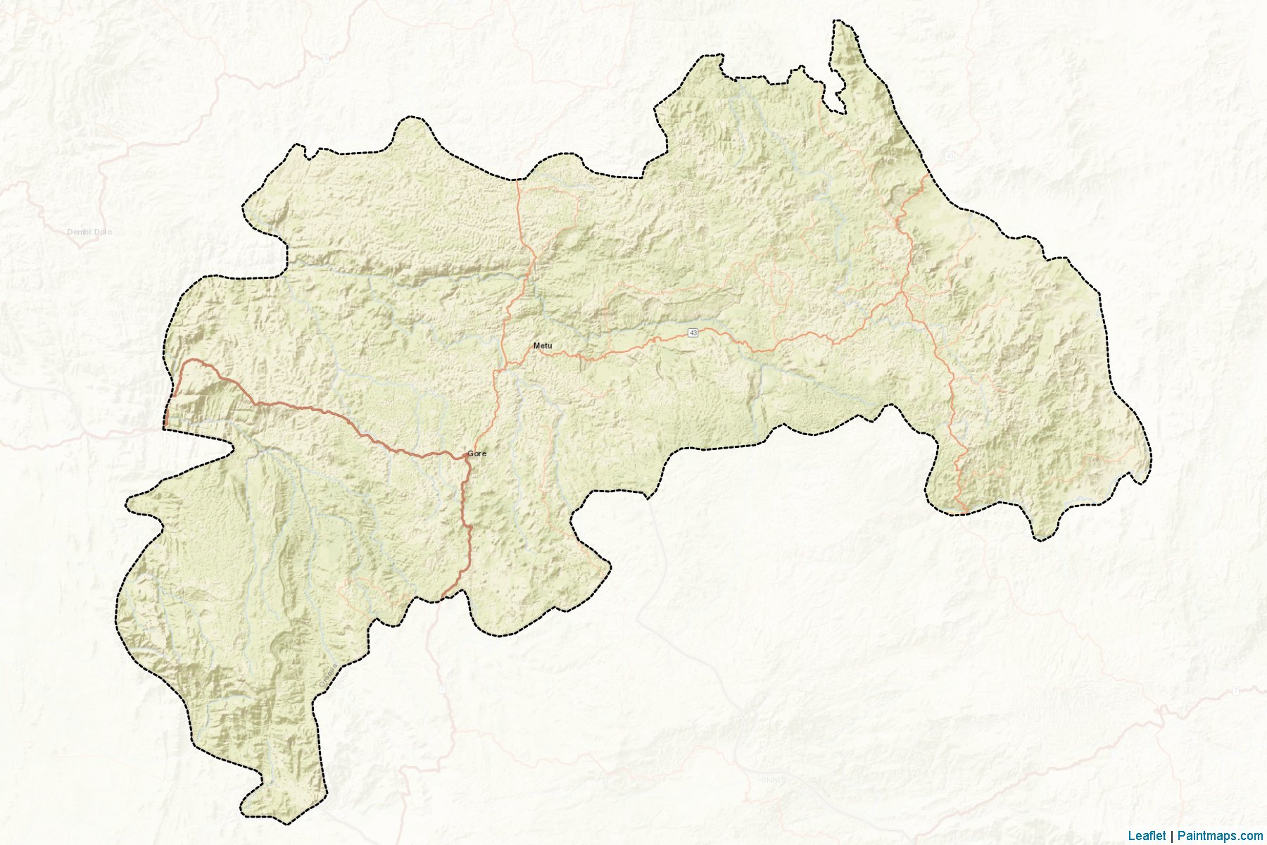 Muestras de recorte de mapas Illubabor (Oromiya)-2