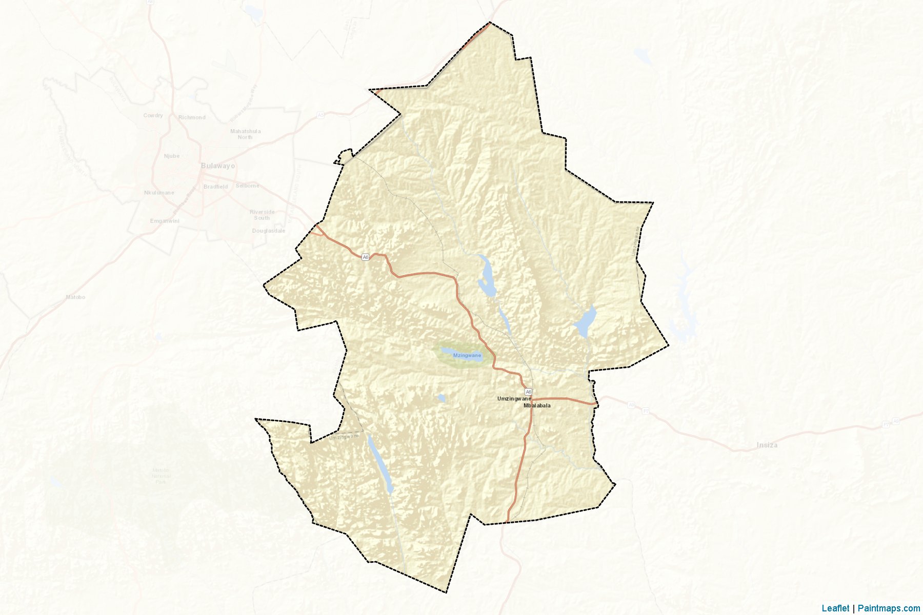 Insiza (Matabeleland South) Map Cropping Samples-2