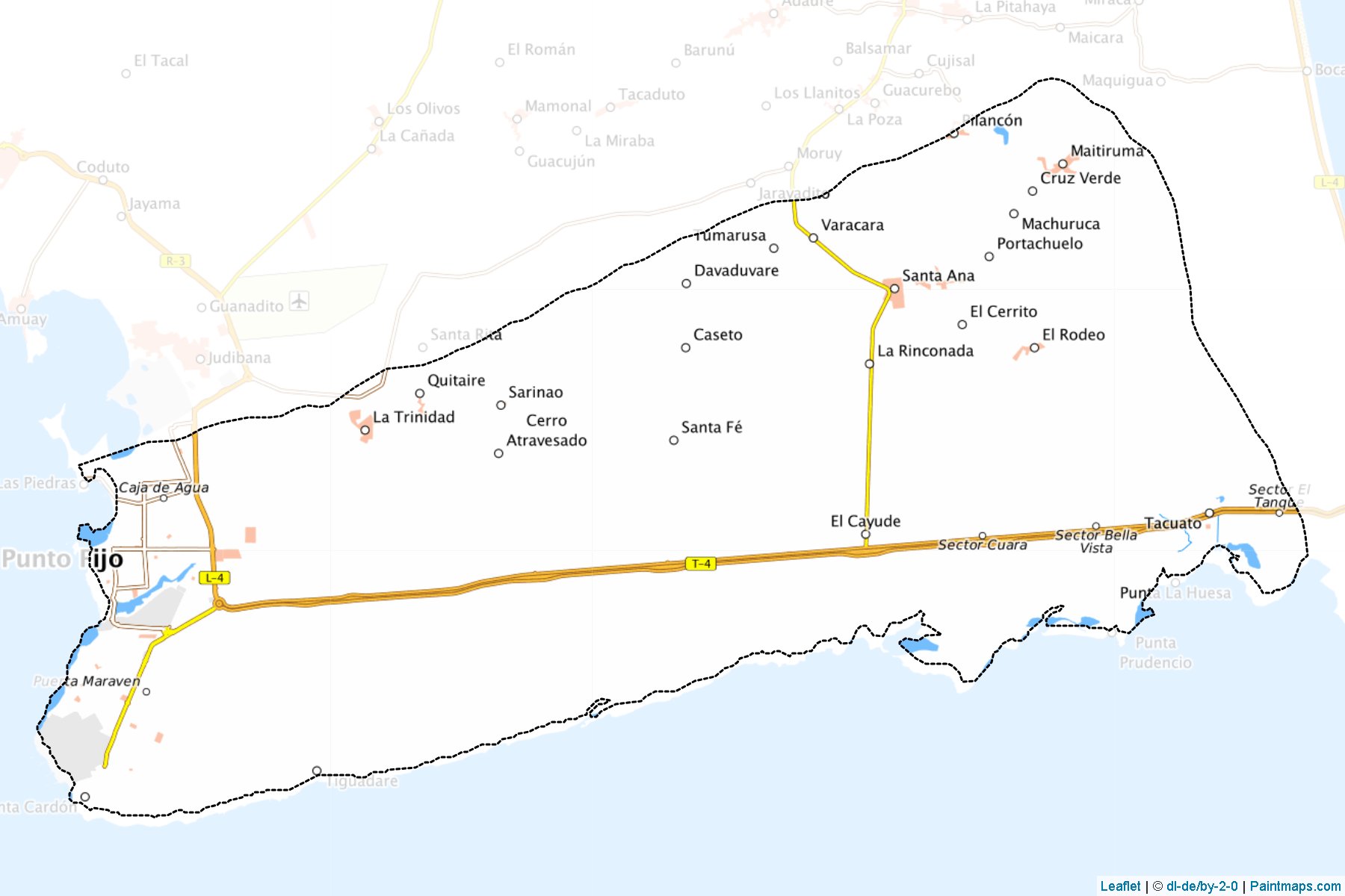 Muestras de recorte de mapas Carirubana (Falcón)-1