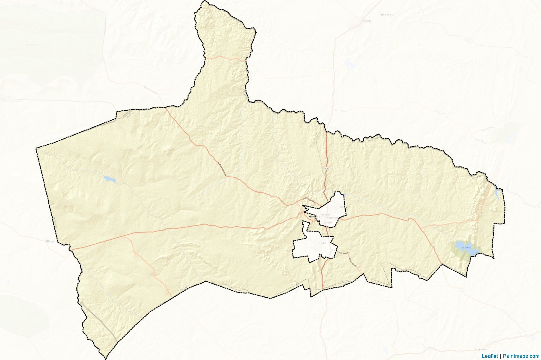 Kwekwe District (Midlands) Map Cropping Samples-2