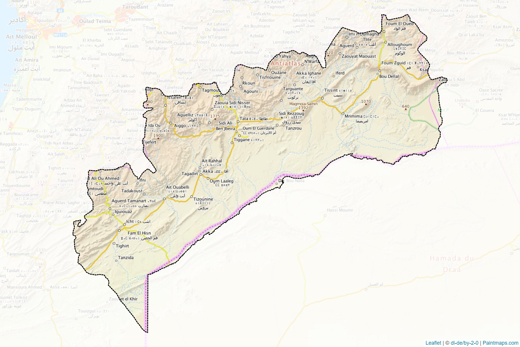 Tata (Souss-Massa) Map Cropping Samples-1