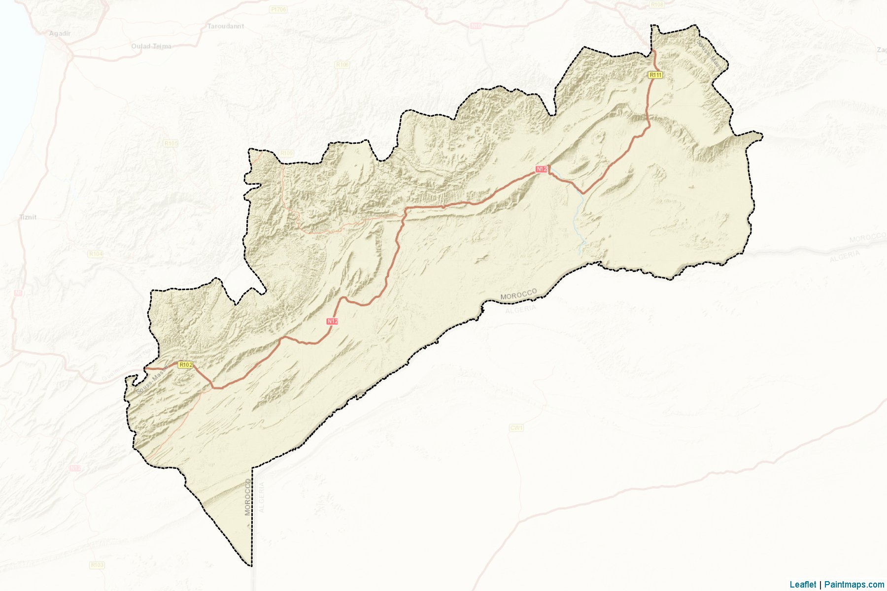 Tata (Souss-Massa) Map Cropping Samples-2