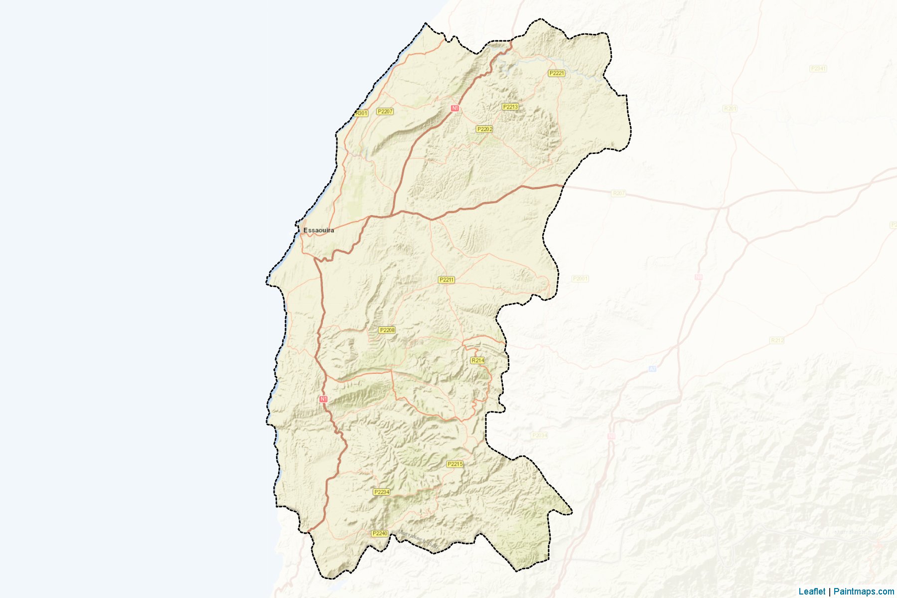 Essaouira (Marrakesh-Safi) Map Cropping Samples-2