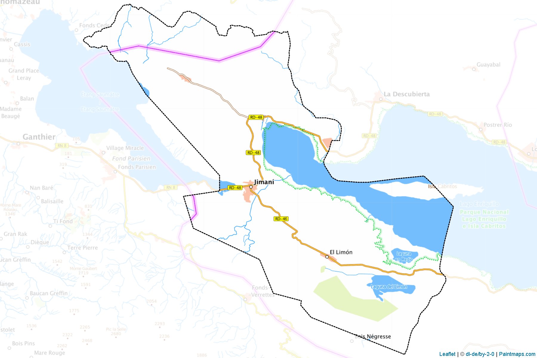 Jimani (Independencia Province) Haritası Örnekleri-1