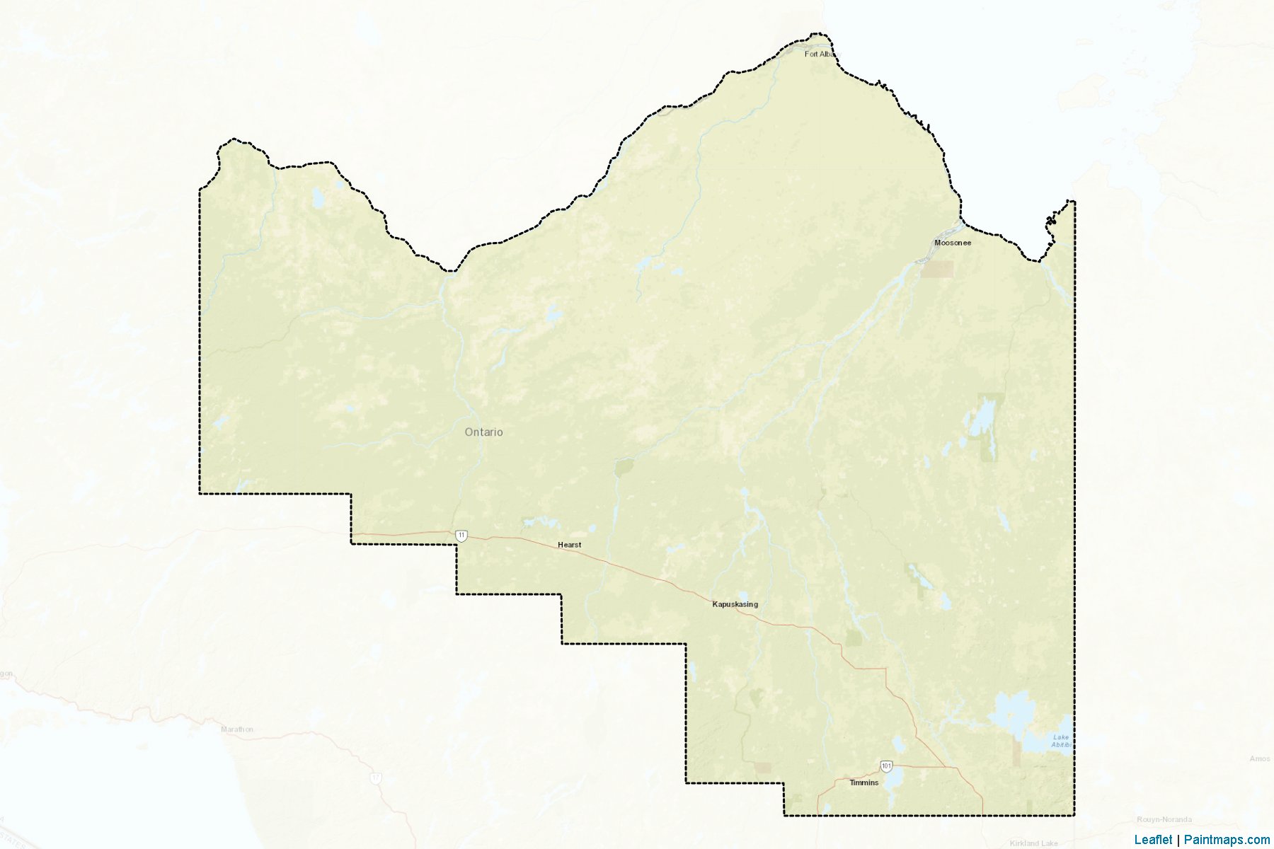 Cochrane (Ontario) Map Cropping Samples-2