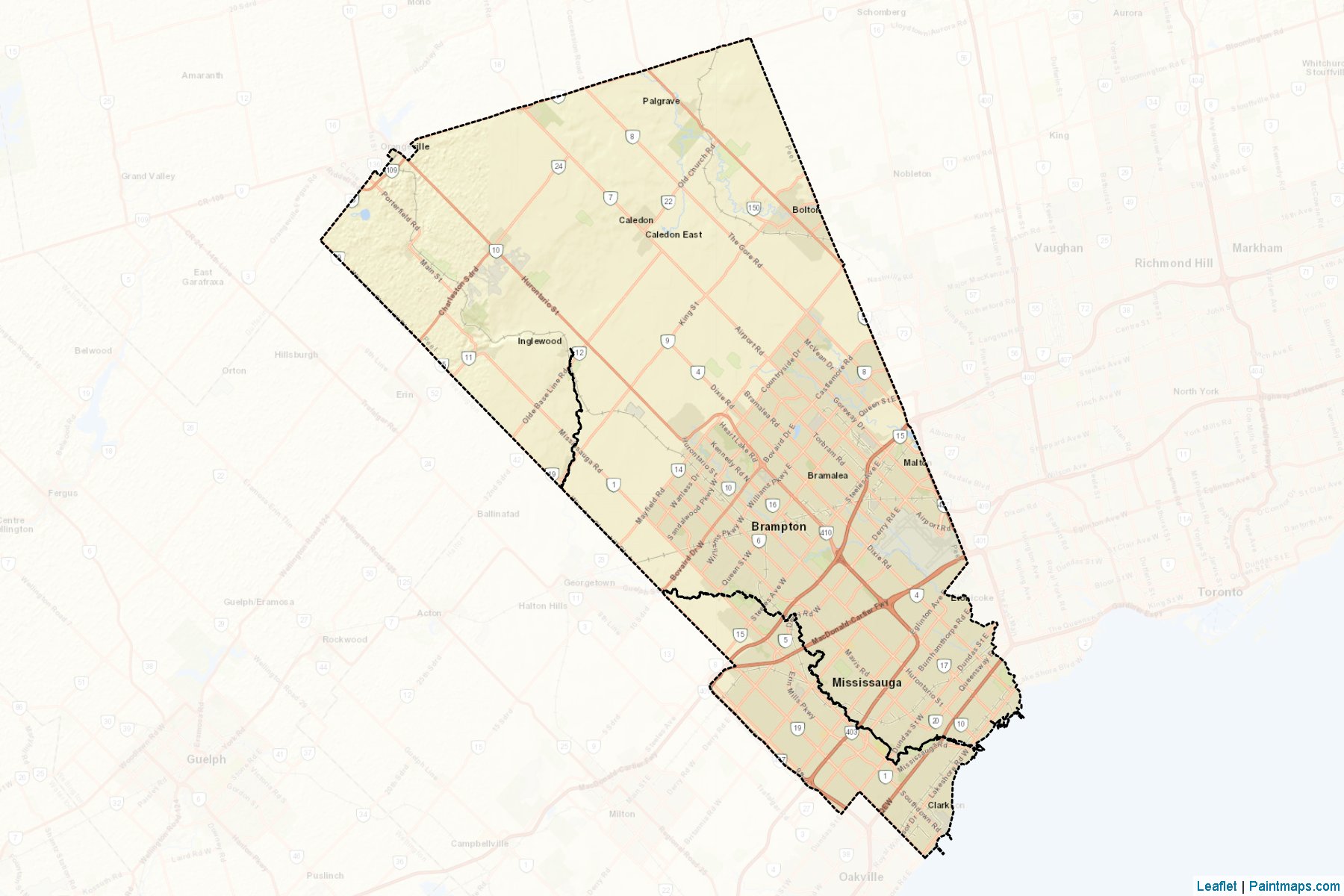 Muestras de recorte de mapas Peel (Ontario)-2