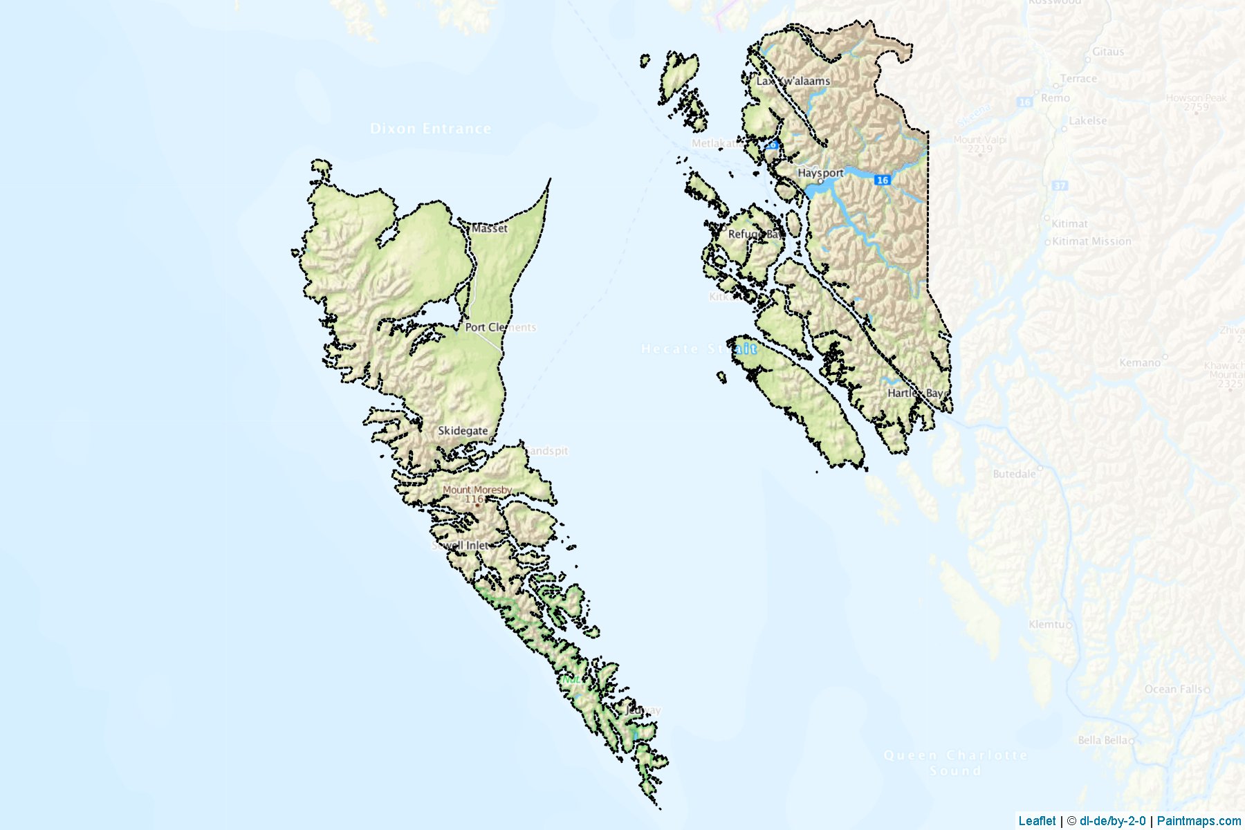 Skeena-Queen Charlotte (British Columbia) Map Cropping Samples-1