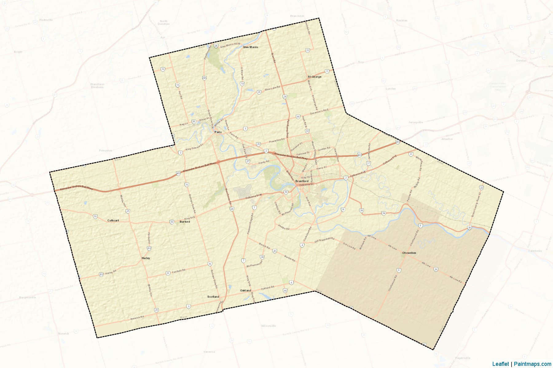 Brant (Ontario) Map Cropping Samples-2