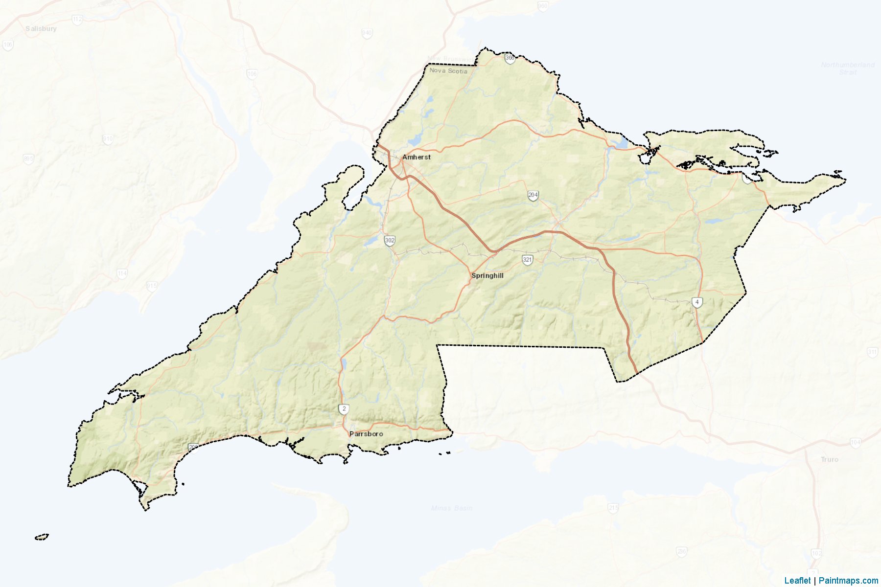 Cumberland (Nova Scotia) Map Cropping Samples-2