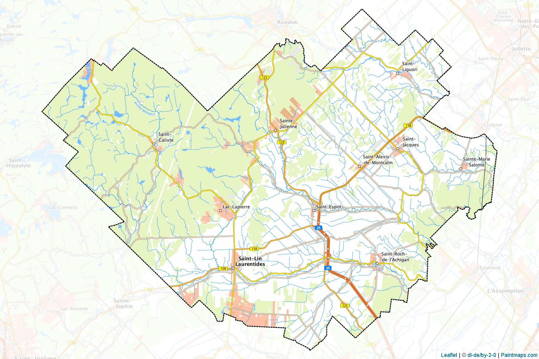 Montcalm (Quebec) Map Cropping Samples-1