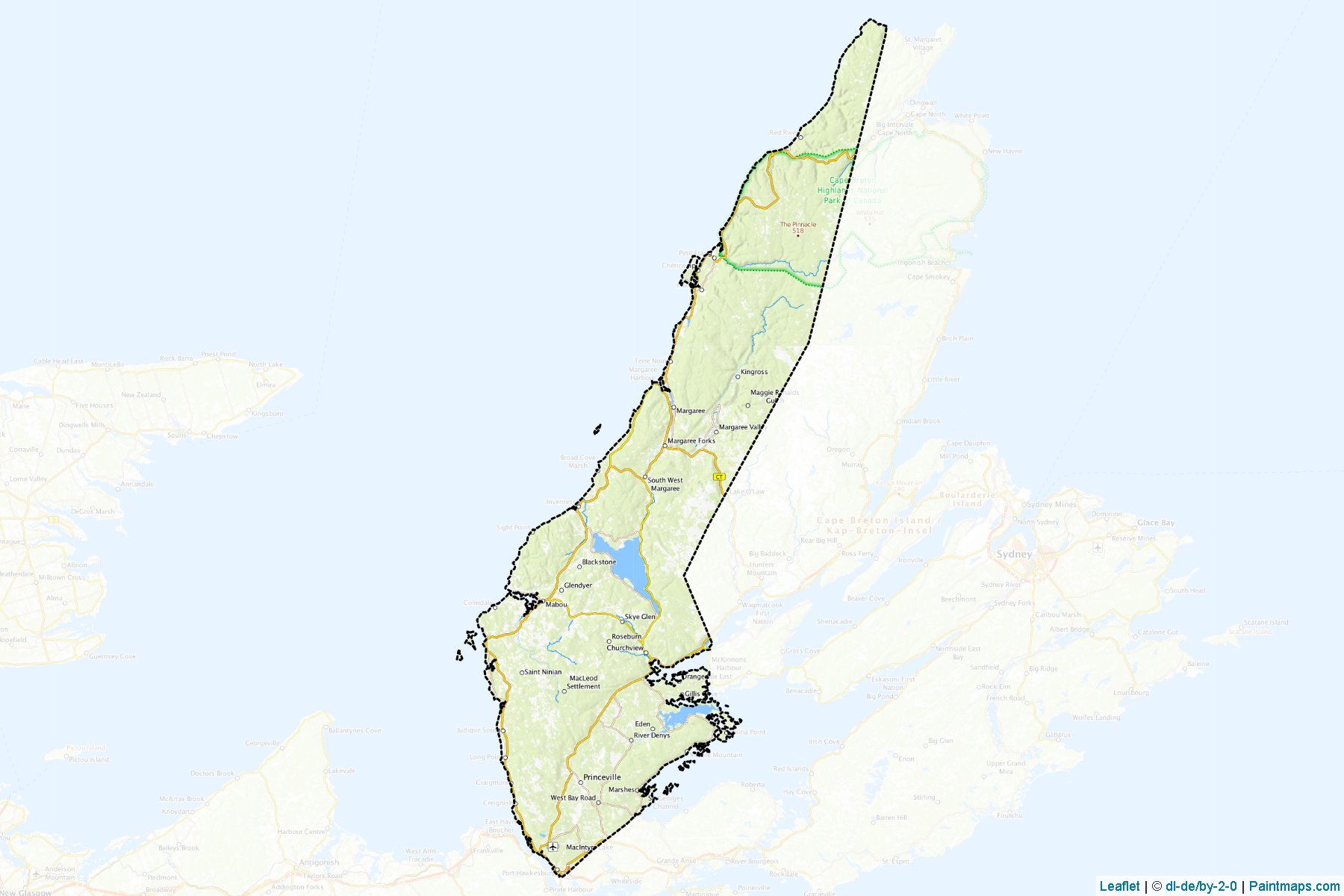 Inverness (Yeni İskoçya) Haritası Örnekleri-1