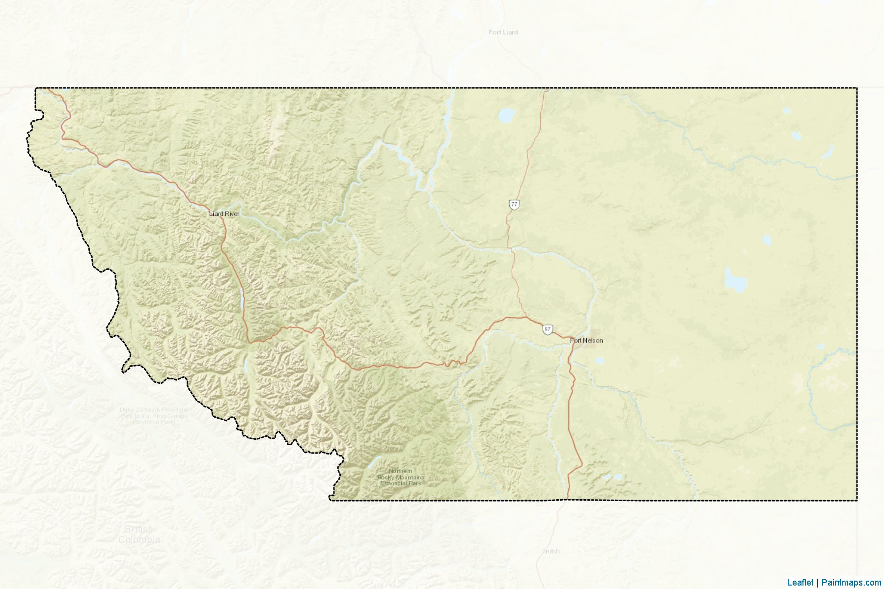 Northern Rockies (British Columbia) Map Cropping Samples-2