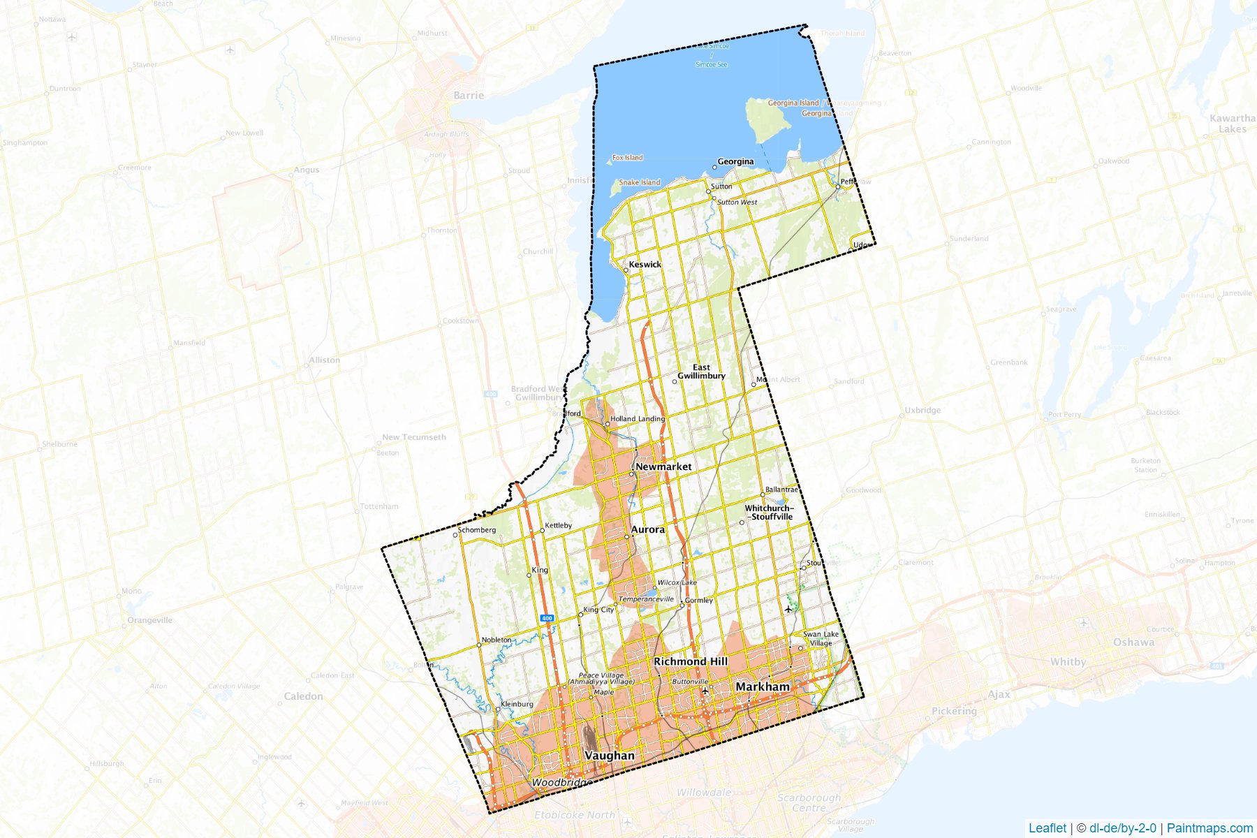 Muestras de recorte de mapas York (Ontario)-1