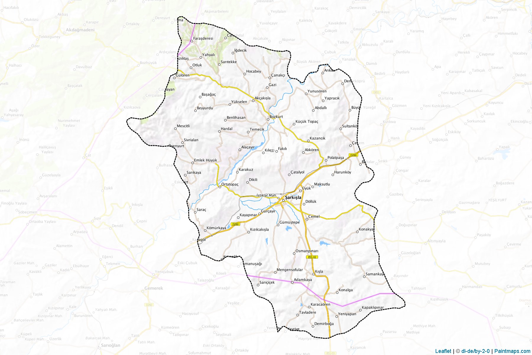 Sarkisla (Sivas) Map Cropping Samples-1