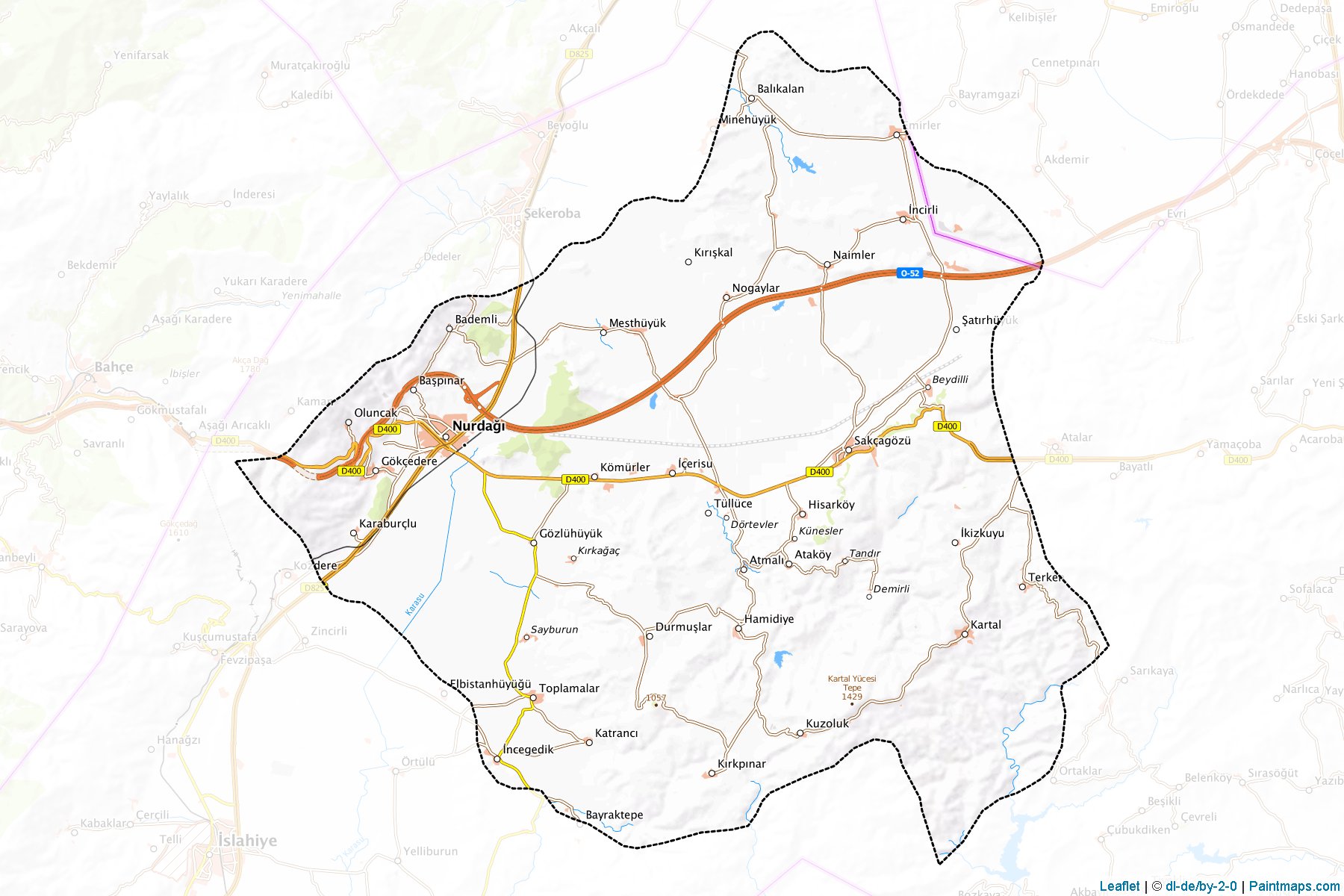 Nurdagi (Gaziantep) Map Cropping Samples-1