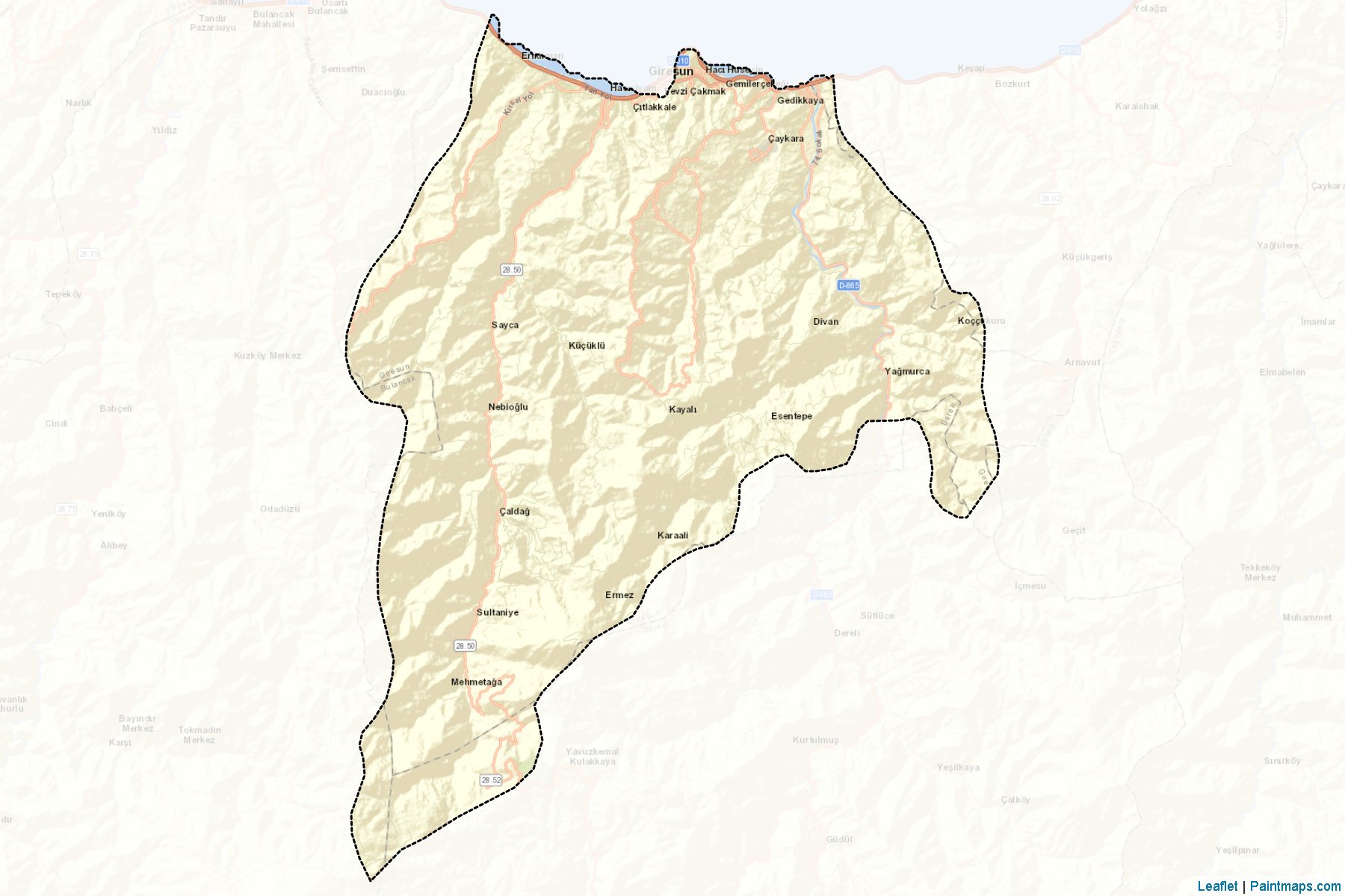 Merkez (Giresun) Map Cropping Samples-2