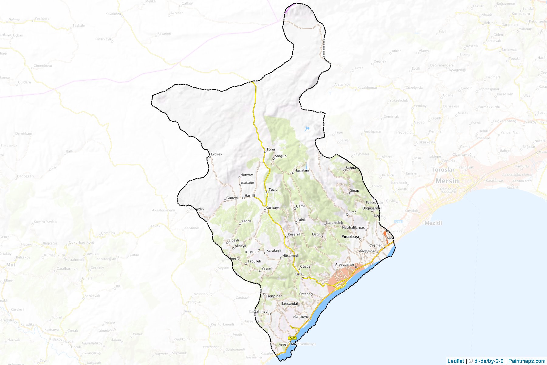 Erdemli (Mersin) Map Cropping Samples-1