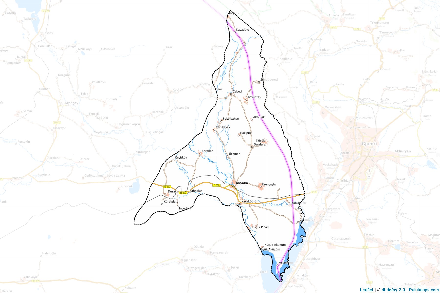 Akyaka (Kars) Map Cropping Samples-1