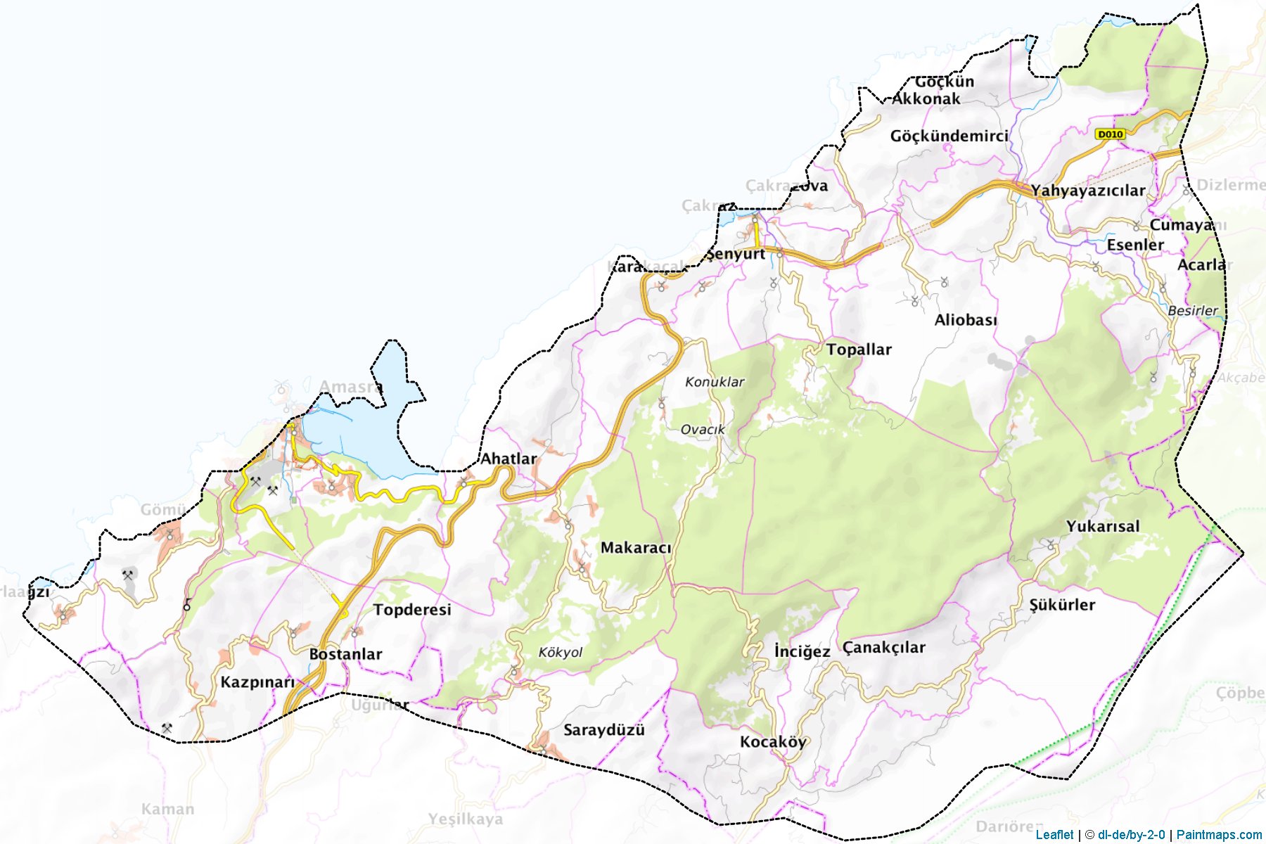 Amasra (Bartin) Map Cropping Samples-1