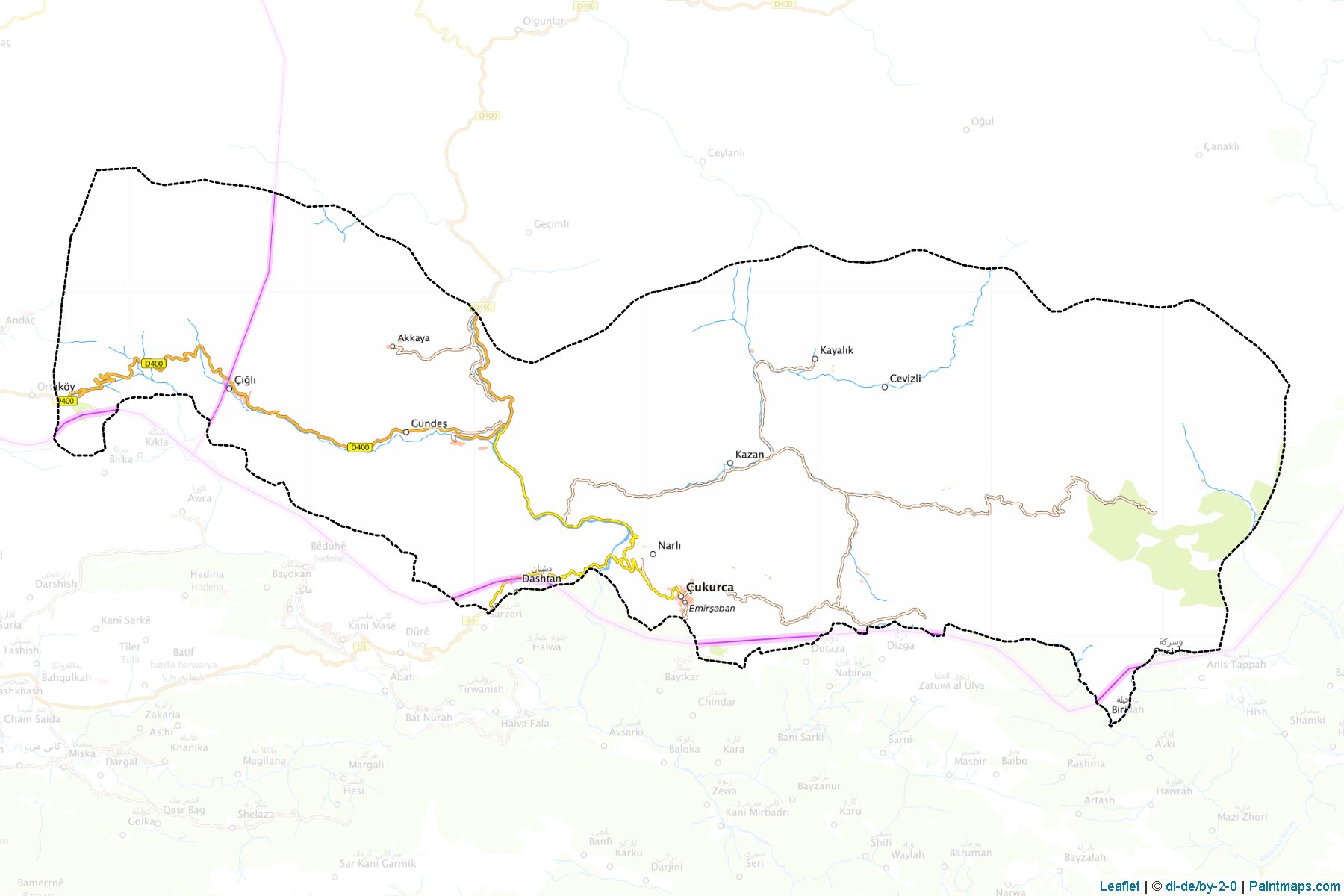 Çukurca (Hakkari) Map Cropping Samples-1