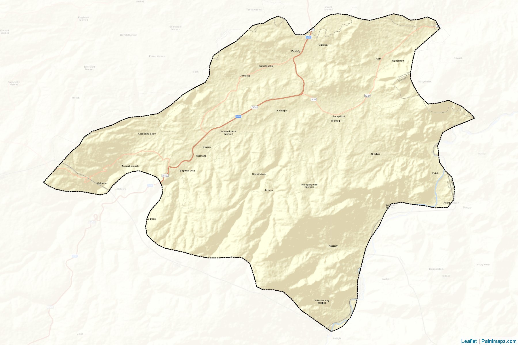 Saraydüzü (Sinop) Map Cropping Samples-2