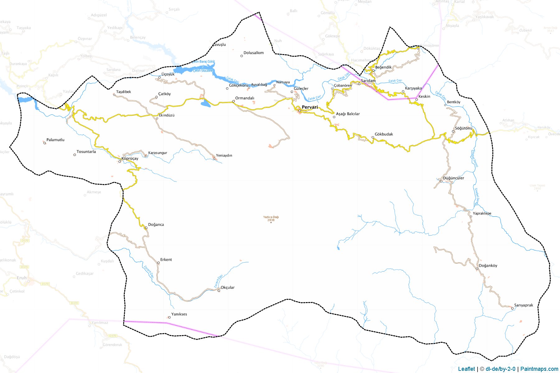 Pervari (Siirt) Map Cropping Samples-1