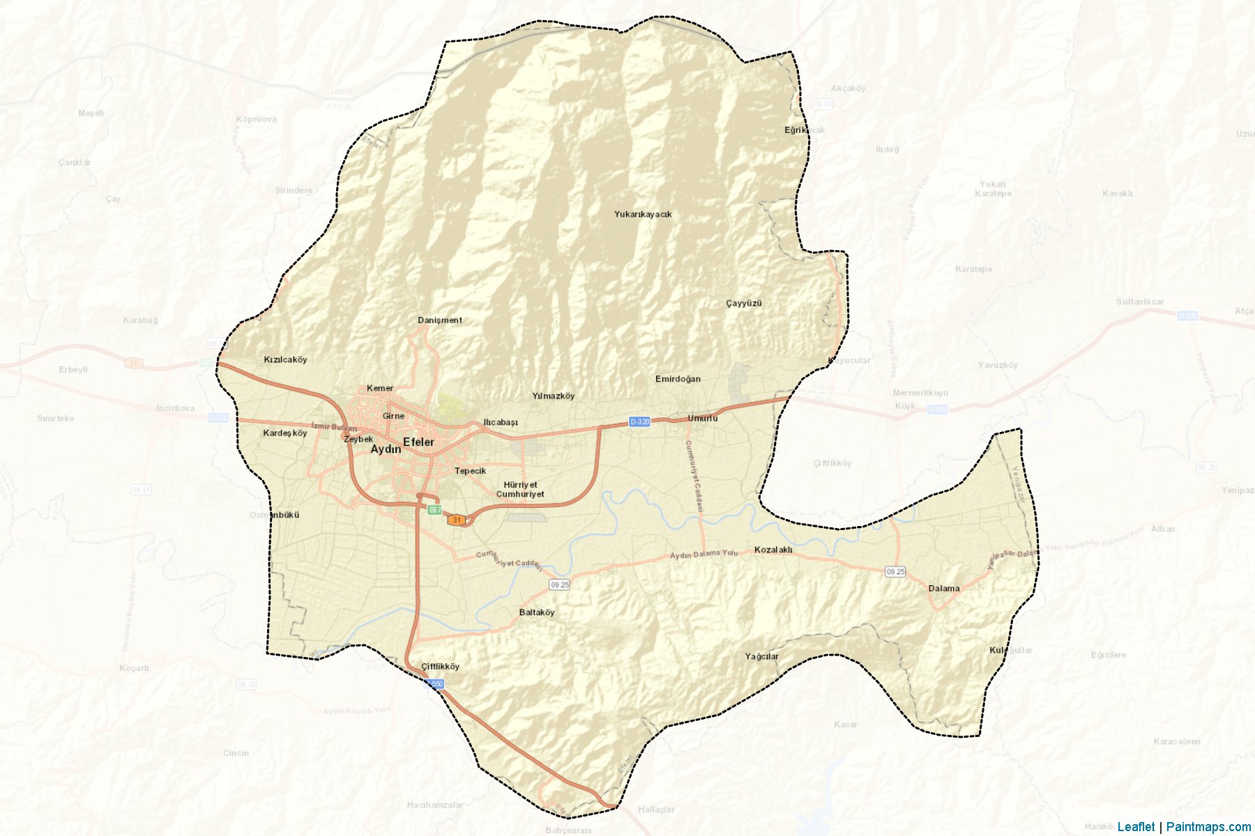 Merkez (Aydin) Map Cropping Samples-2