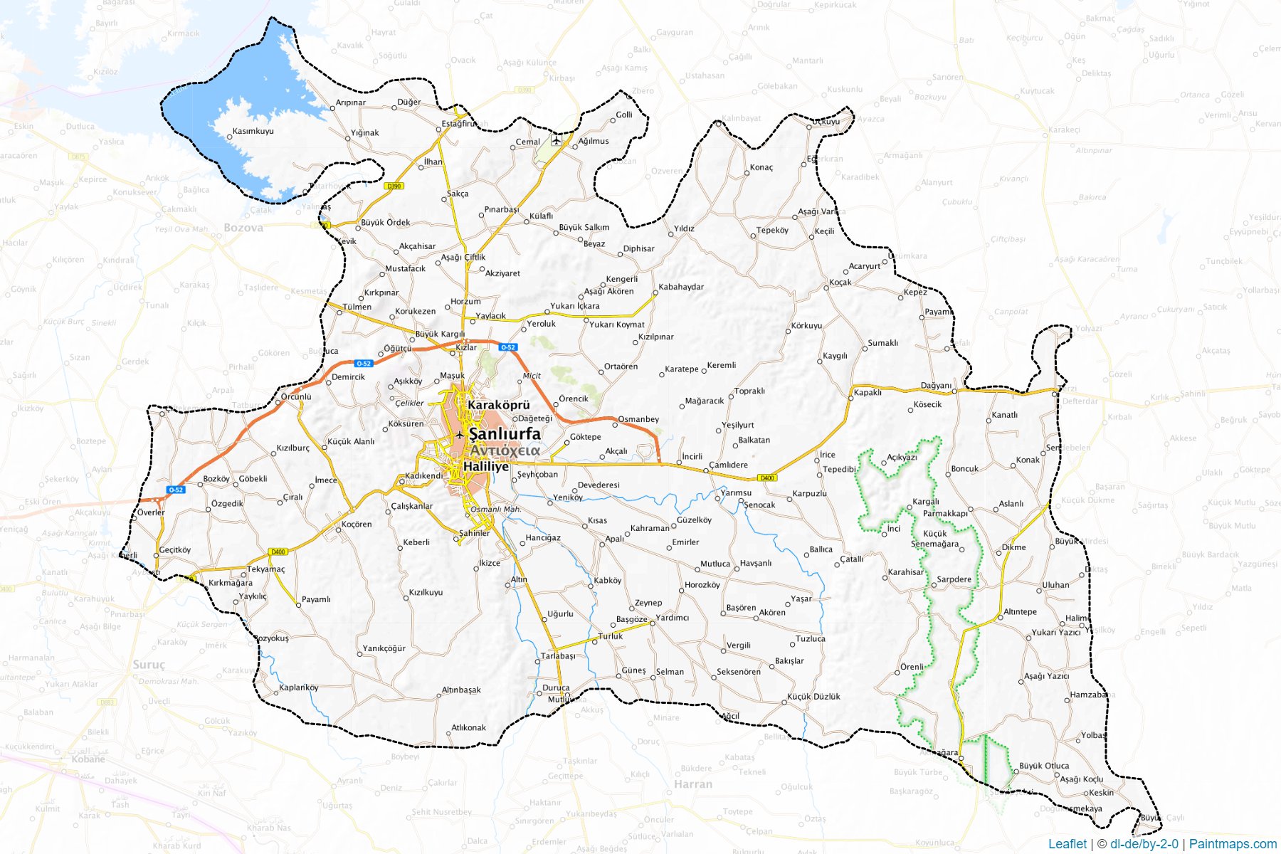 Muestras de recorte de mapas Merkez (Sanliurfa)-1