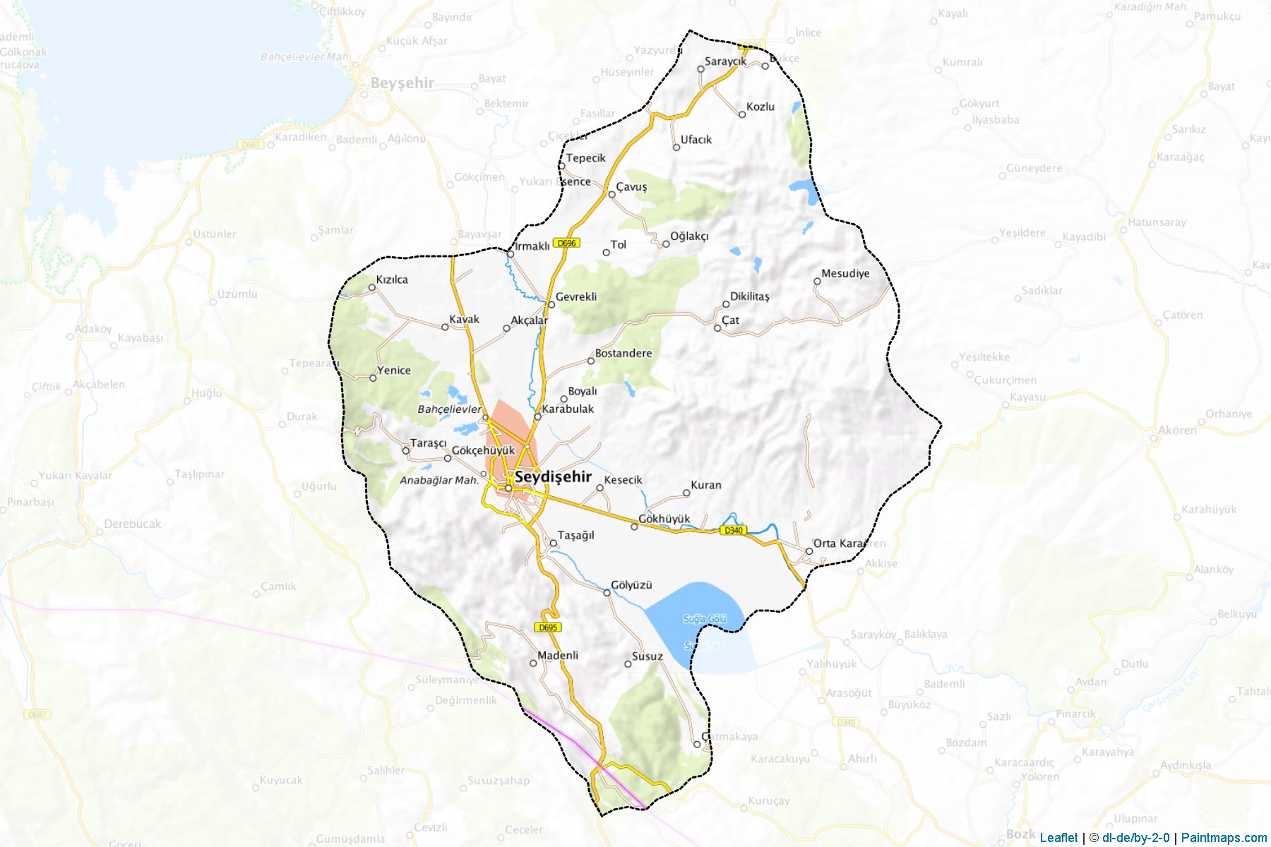 Seydisehir (Konya) Map Cropping Samples-1