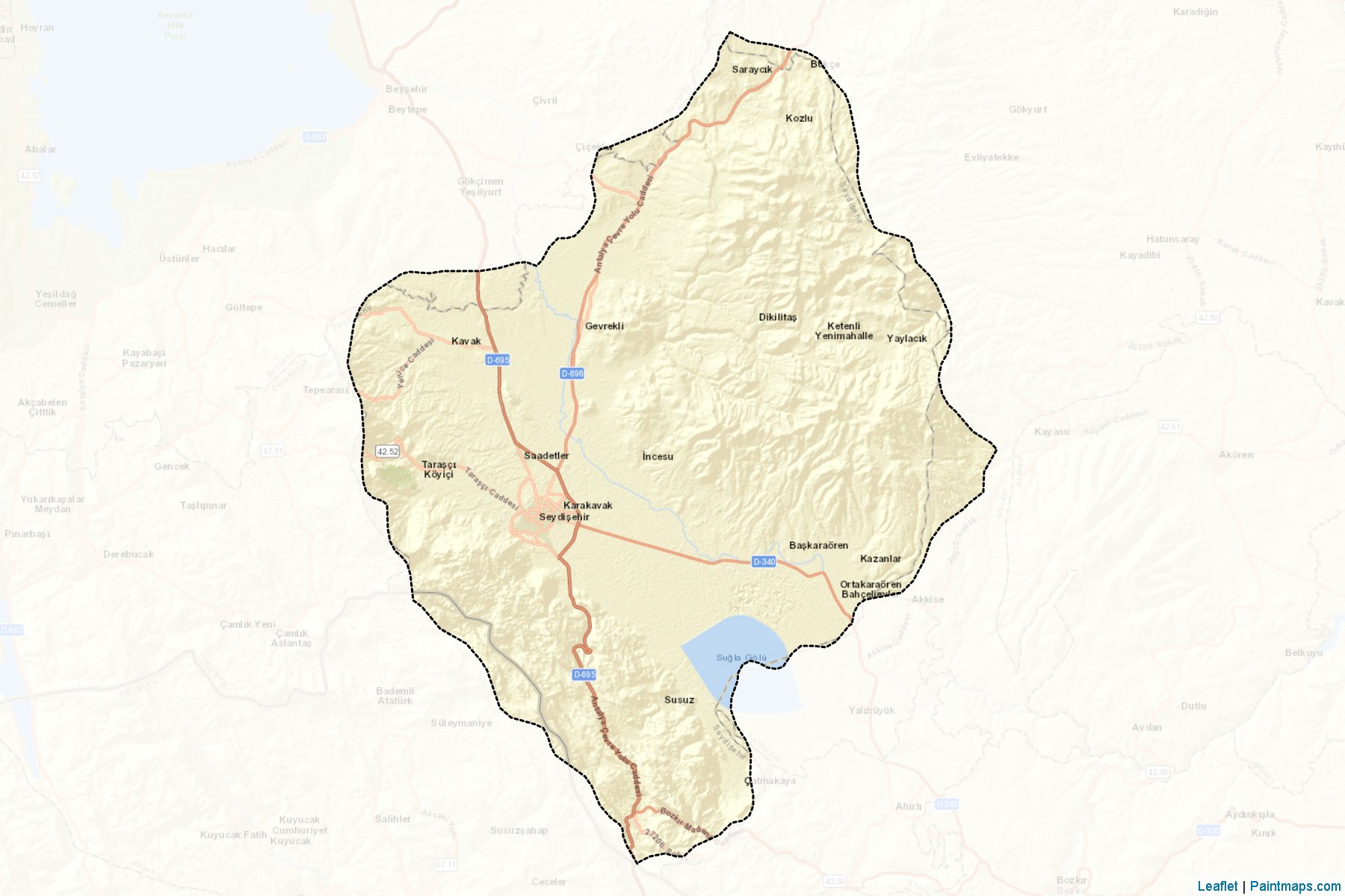 Seydisehir (Konya) Map Cropping Samples-2