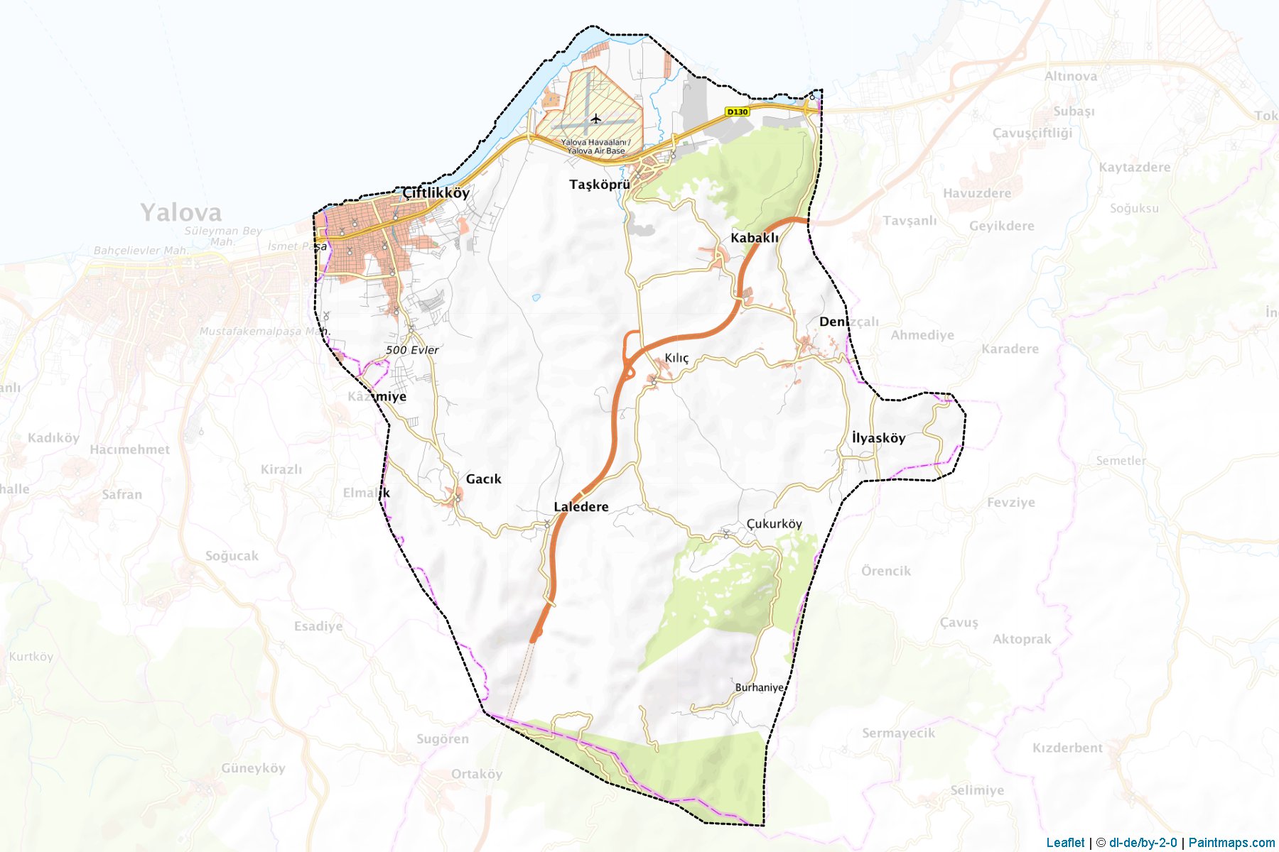 Altinova (Yalova) Map Cropping Samples-1