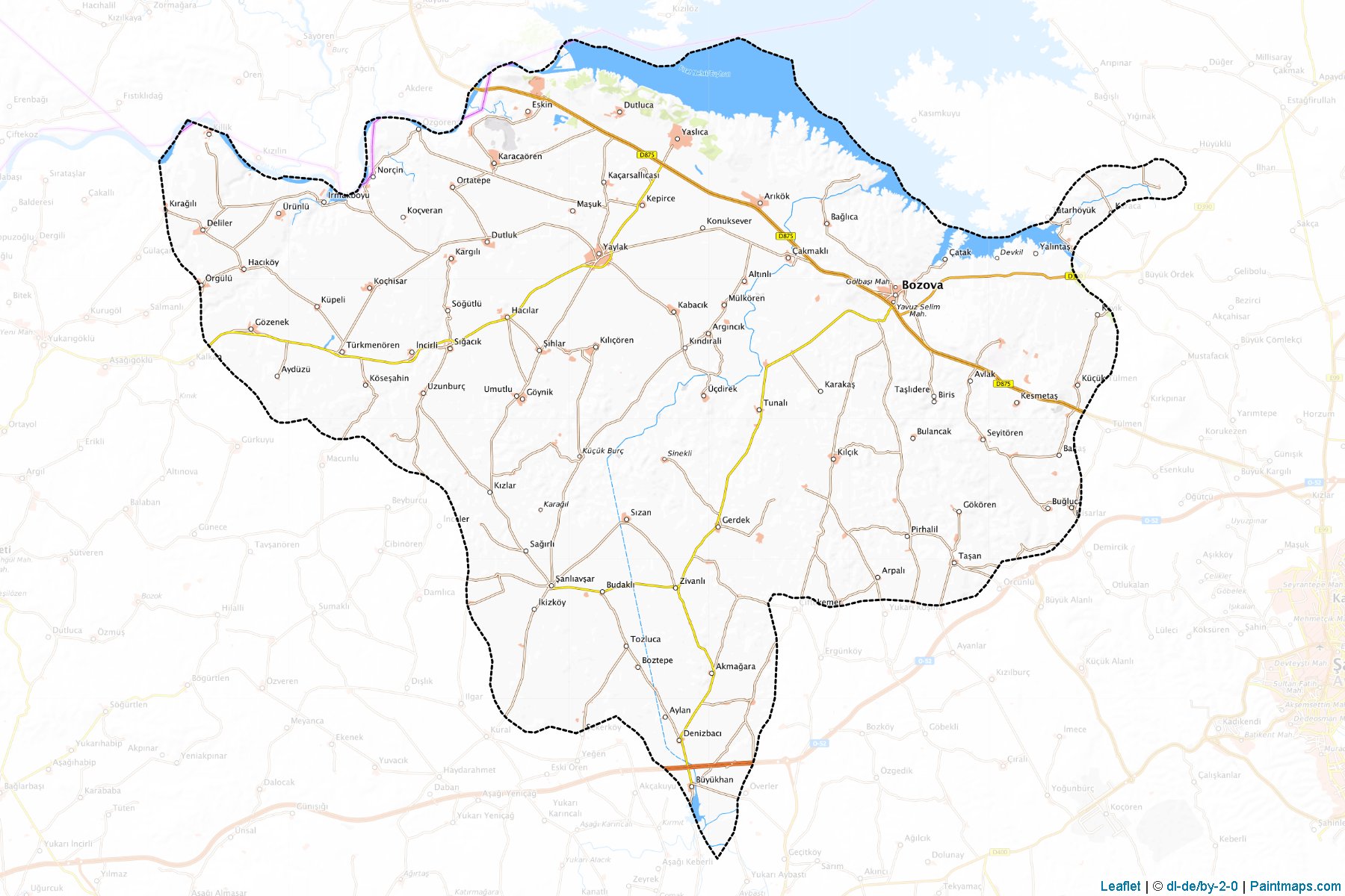 Muestras de recorte de mapas Bozova (Sanliurfa)-1