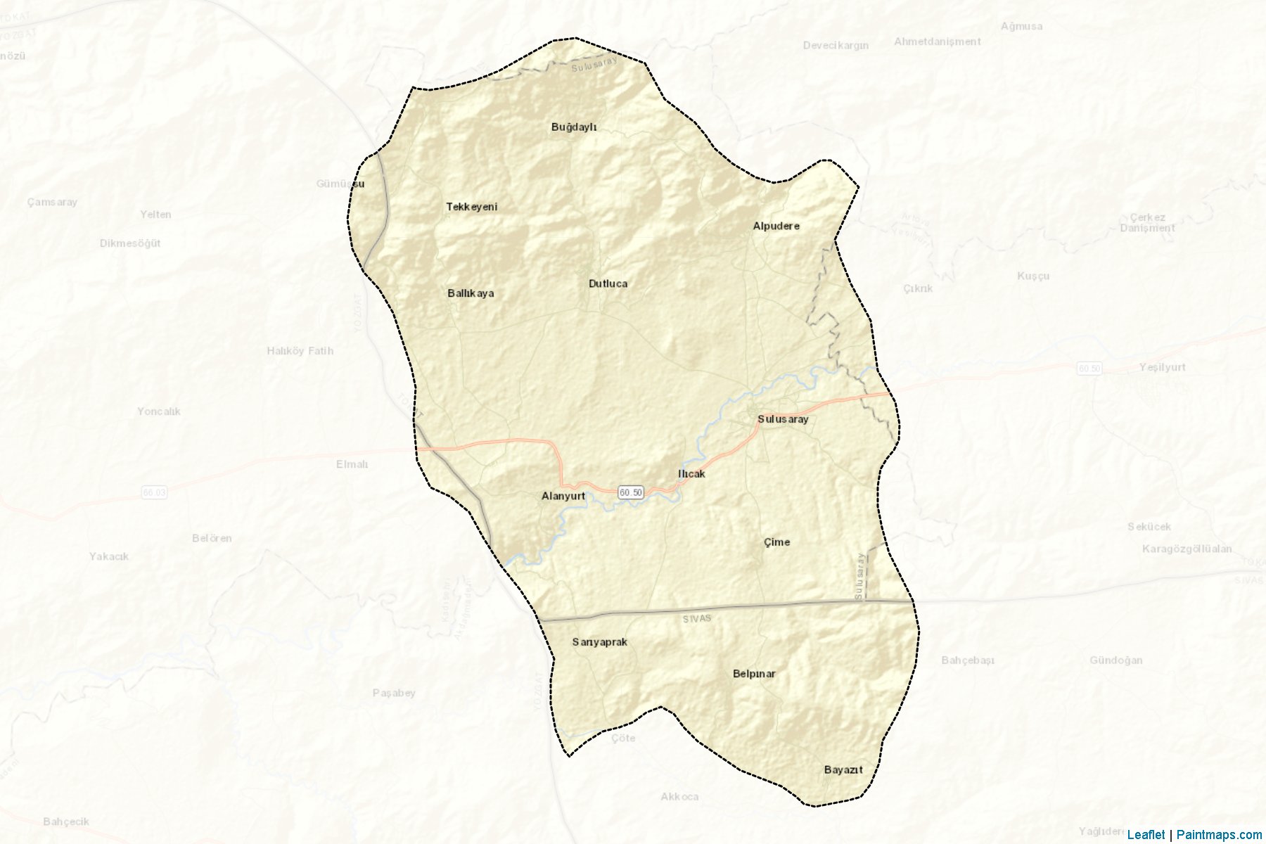 Sulusaray (Tokat) Map Cropping Samples-2