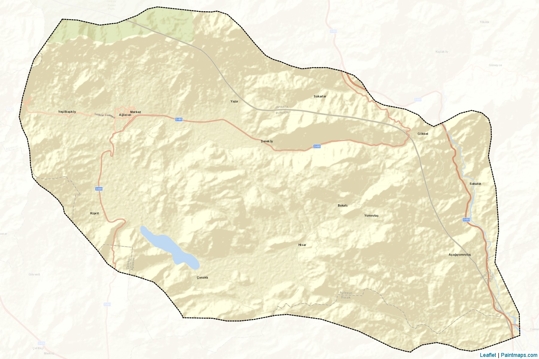 Aglasun (Burdur) Map Cropping Samples-2