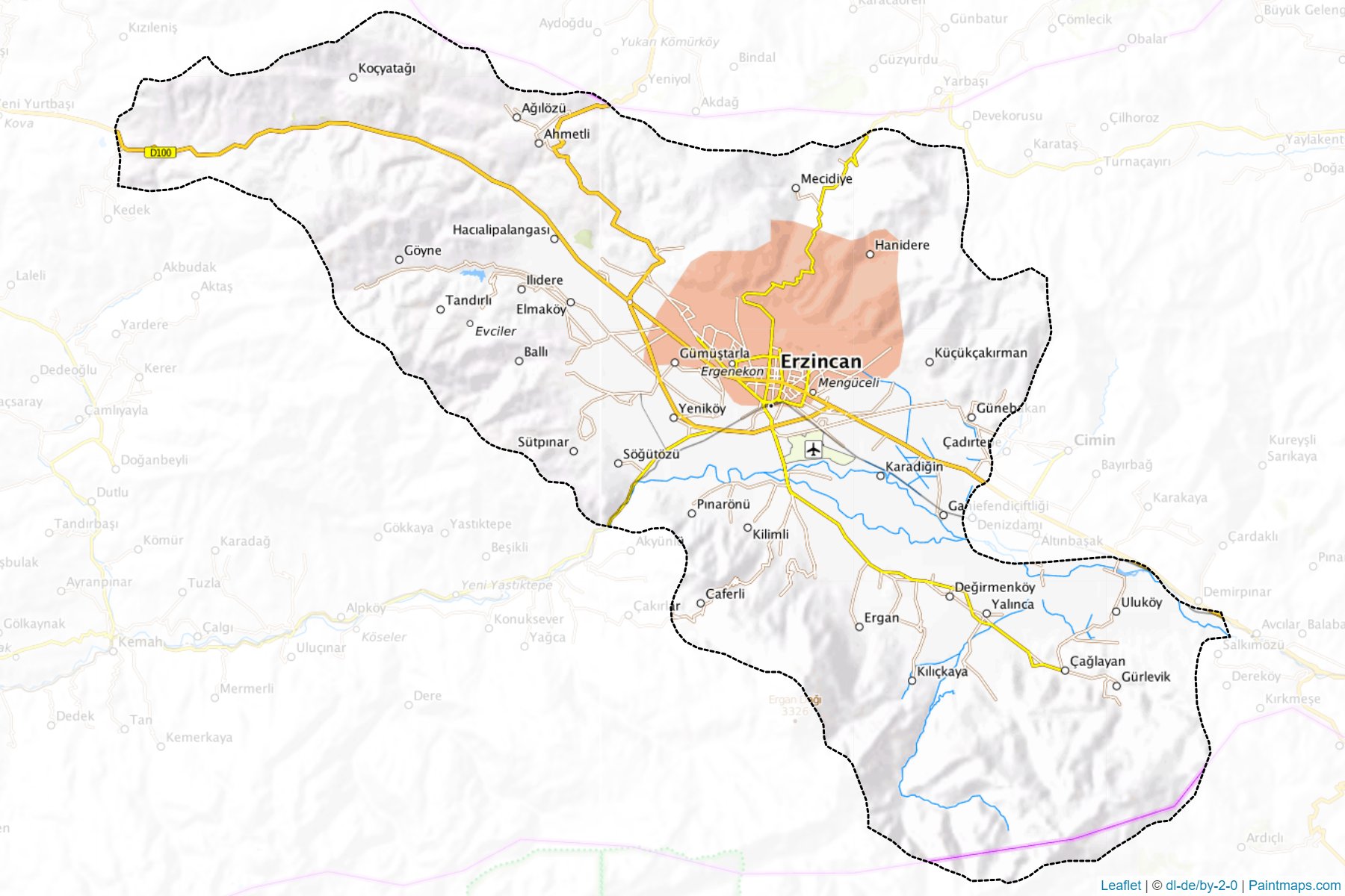 Merkez (Erzincan) Map Cropping Samples-1