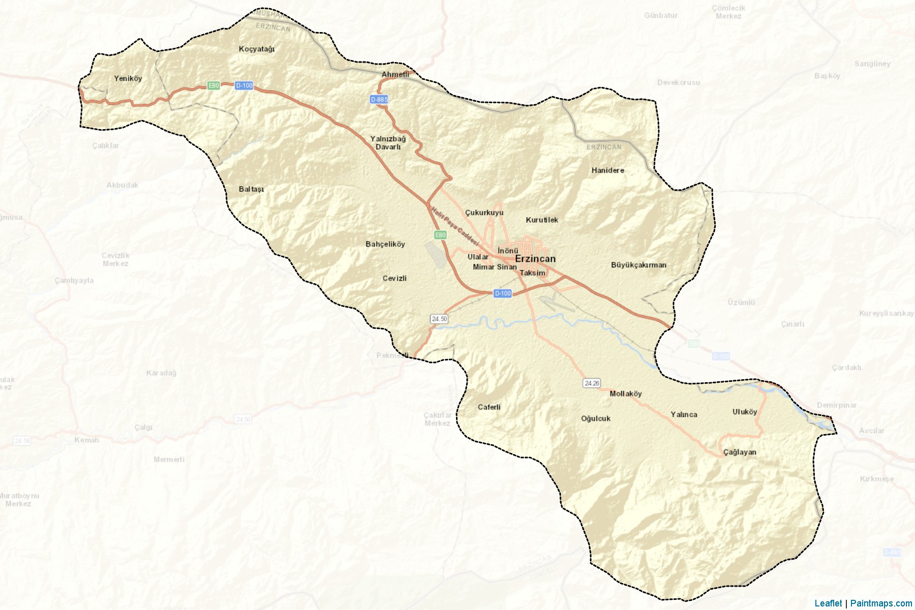 Merkez (Erzincan) Map Cropping Samples-2