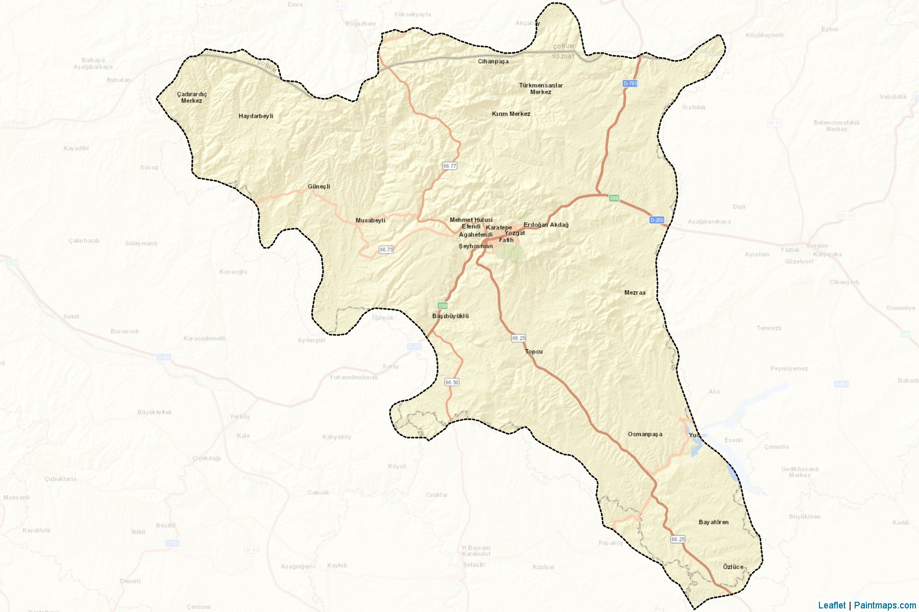 Merkez (Yozgat) Map Cropping Samples-2