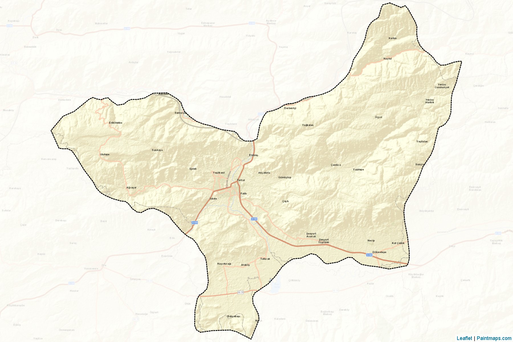 Turhal (Tokat) Map Cropping Samples-2