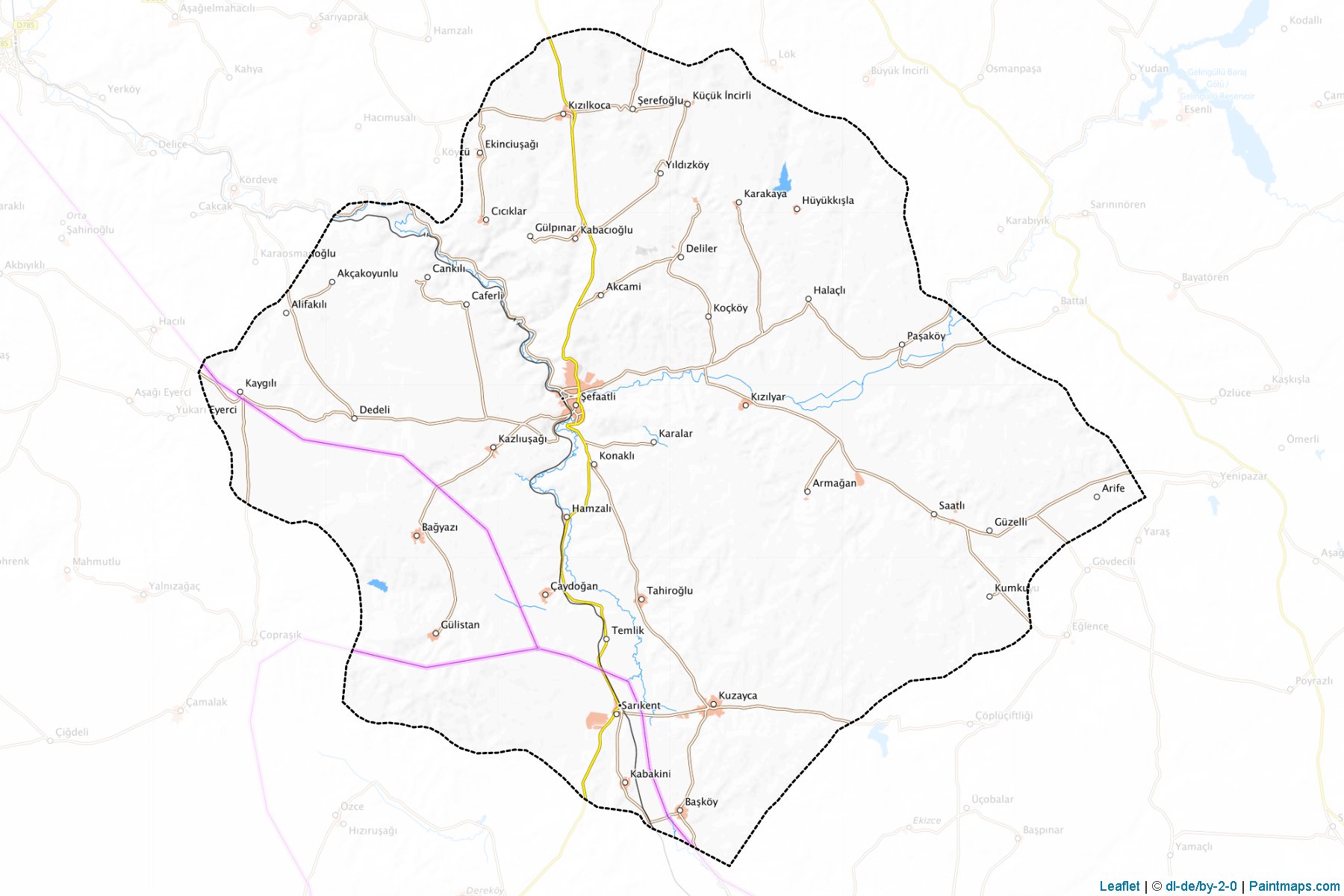 Sefaatli (Yozgat) Map Cropping Samples-1