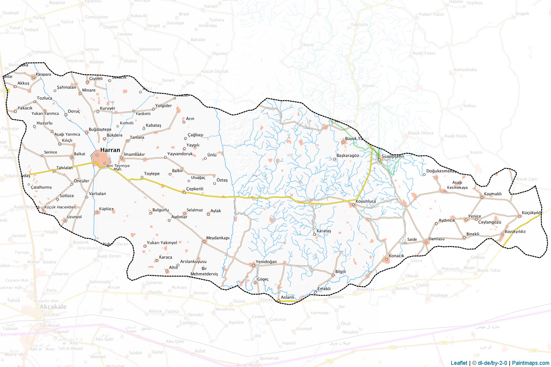 Harran (Sanliurfa) Map Cropping Samples-1