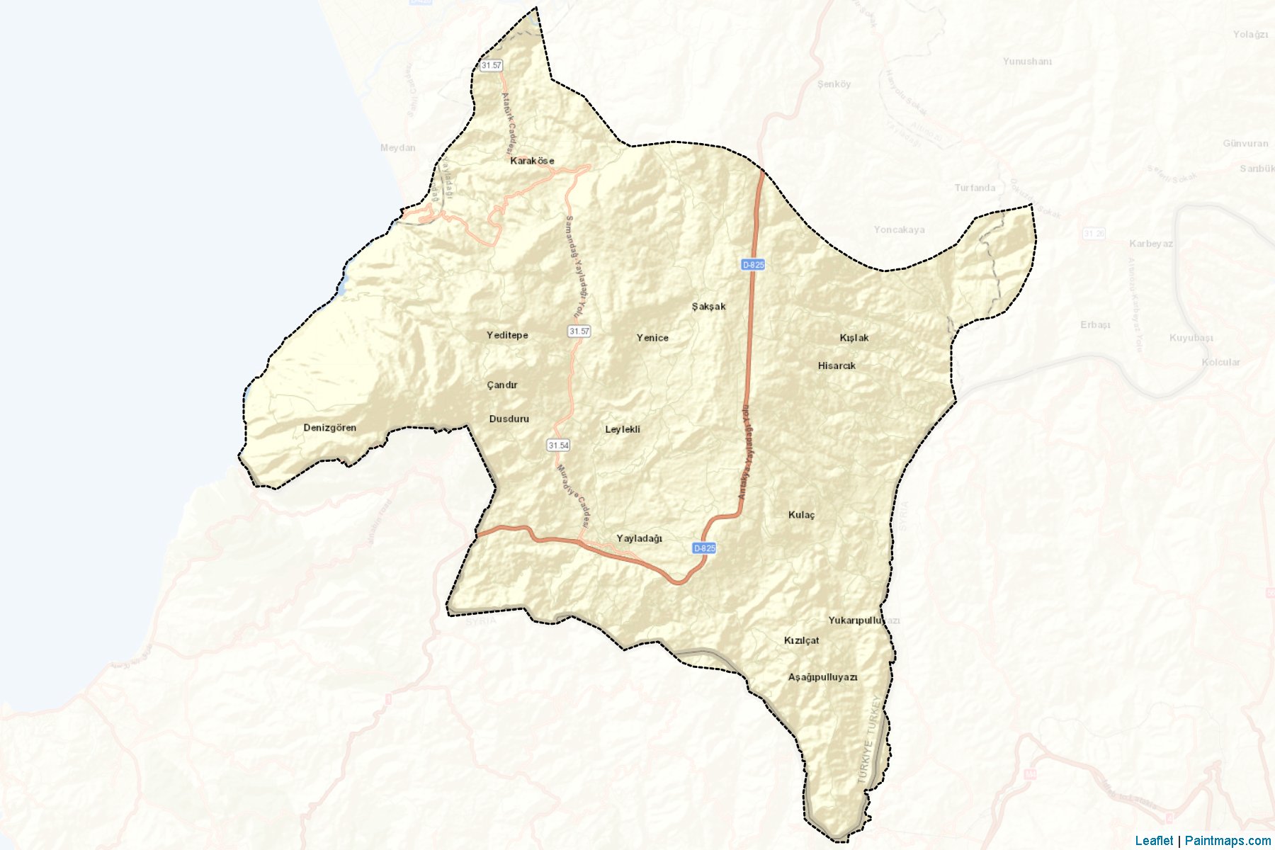 Yayladagi (Hatay) Map Cropping Samples-2