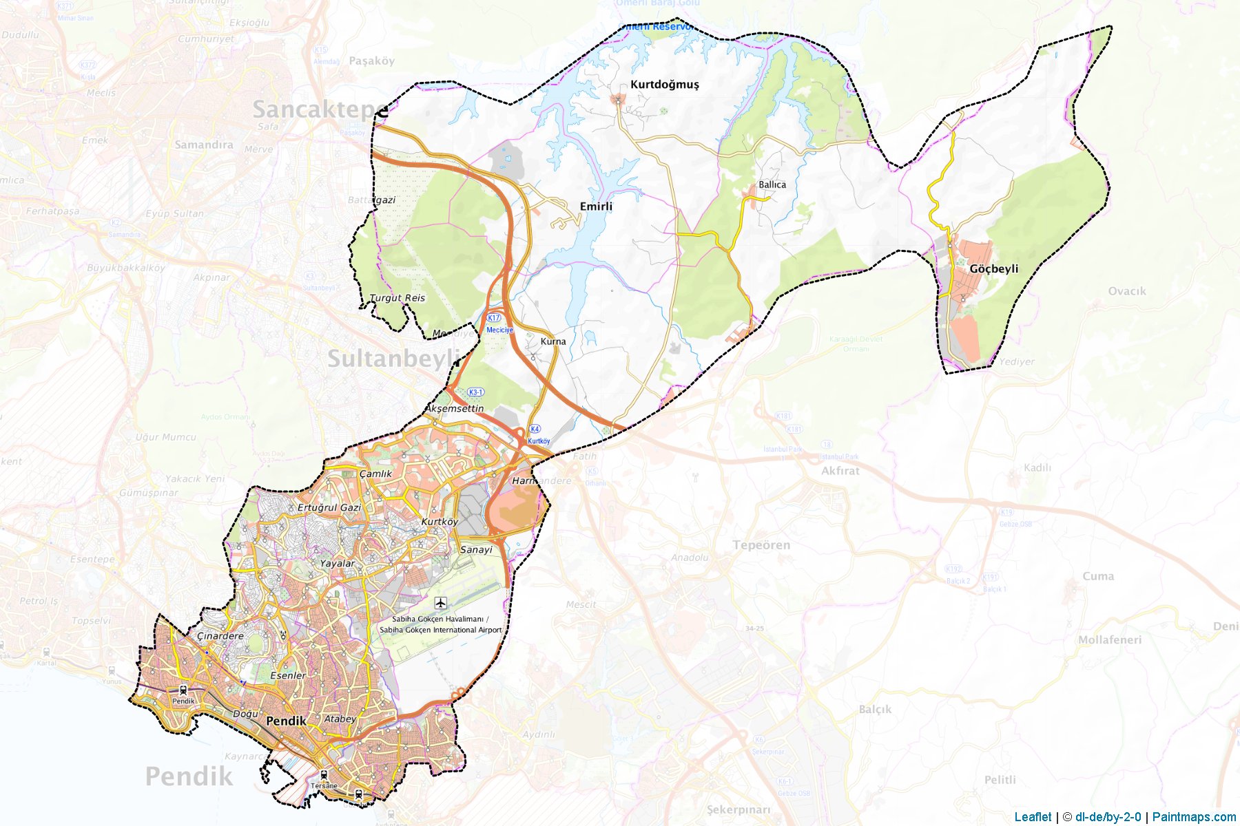 Pendik (Istanbul) Map Cropping Samples-1