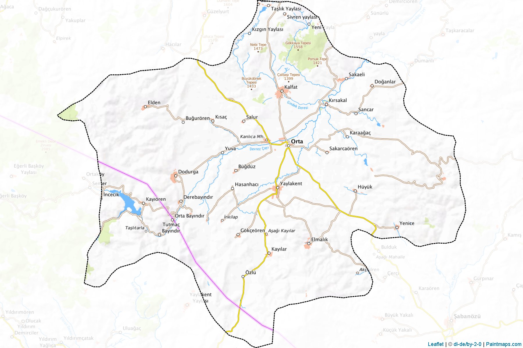 Orta (Cankiri) Map Cropping Samples-1