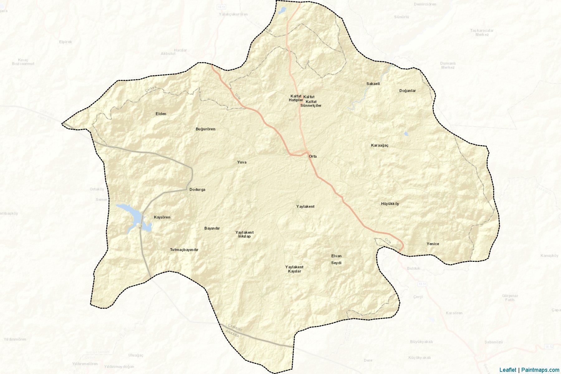 Orta (Cankiri) Map Cropping Samples-2