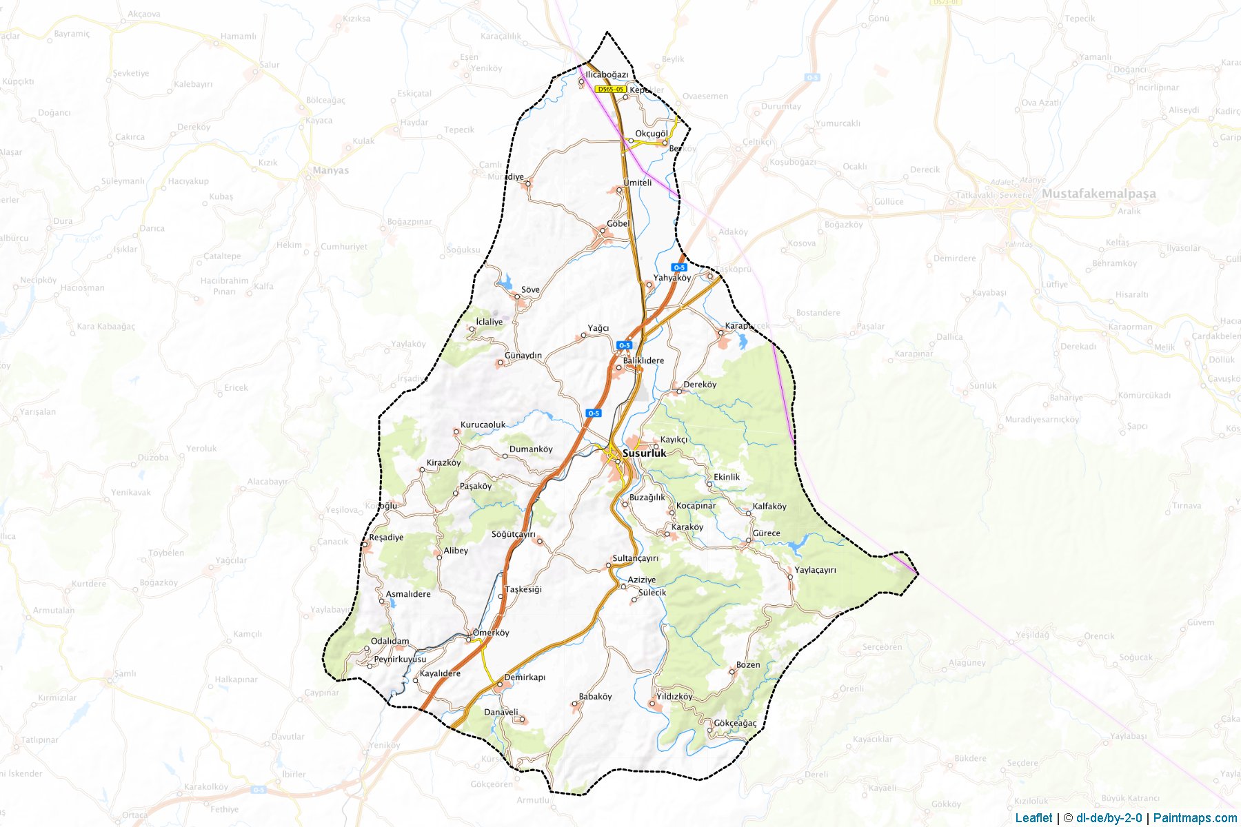 Susurluk (Balikesir) Map Cropping Samples-1