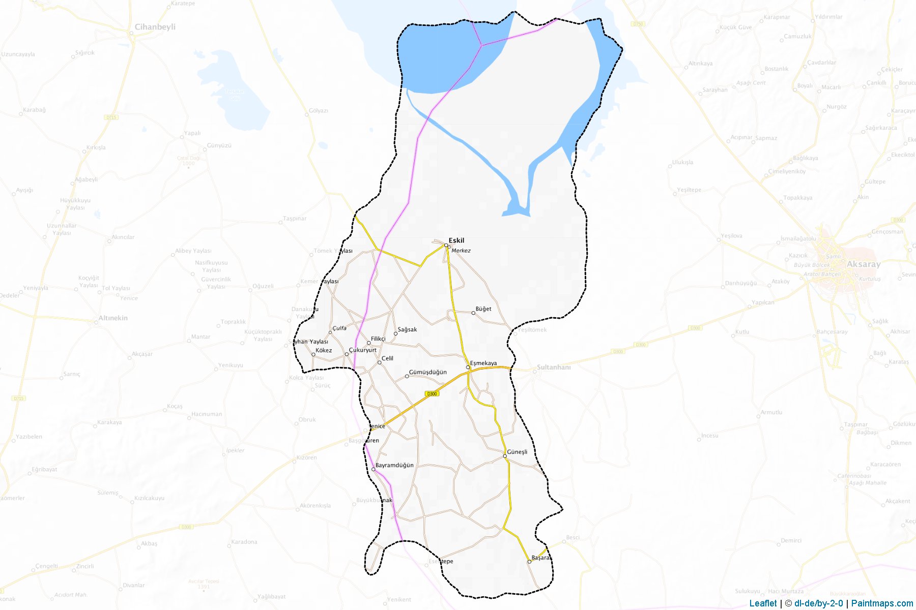 Eskil (Aksaray) Map Cropping Samples-1