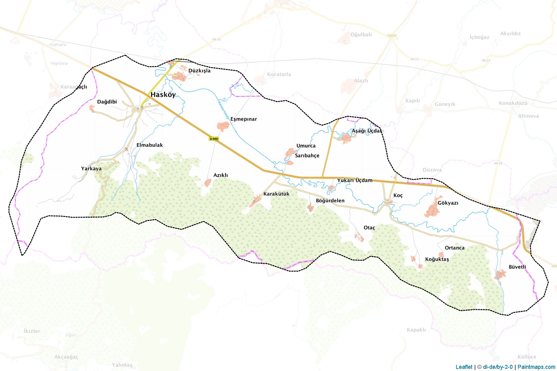 Muestras de recorte de mapas Hasköy (Mus)-1