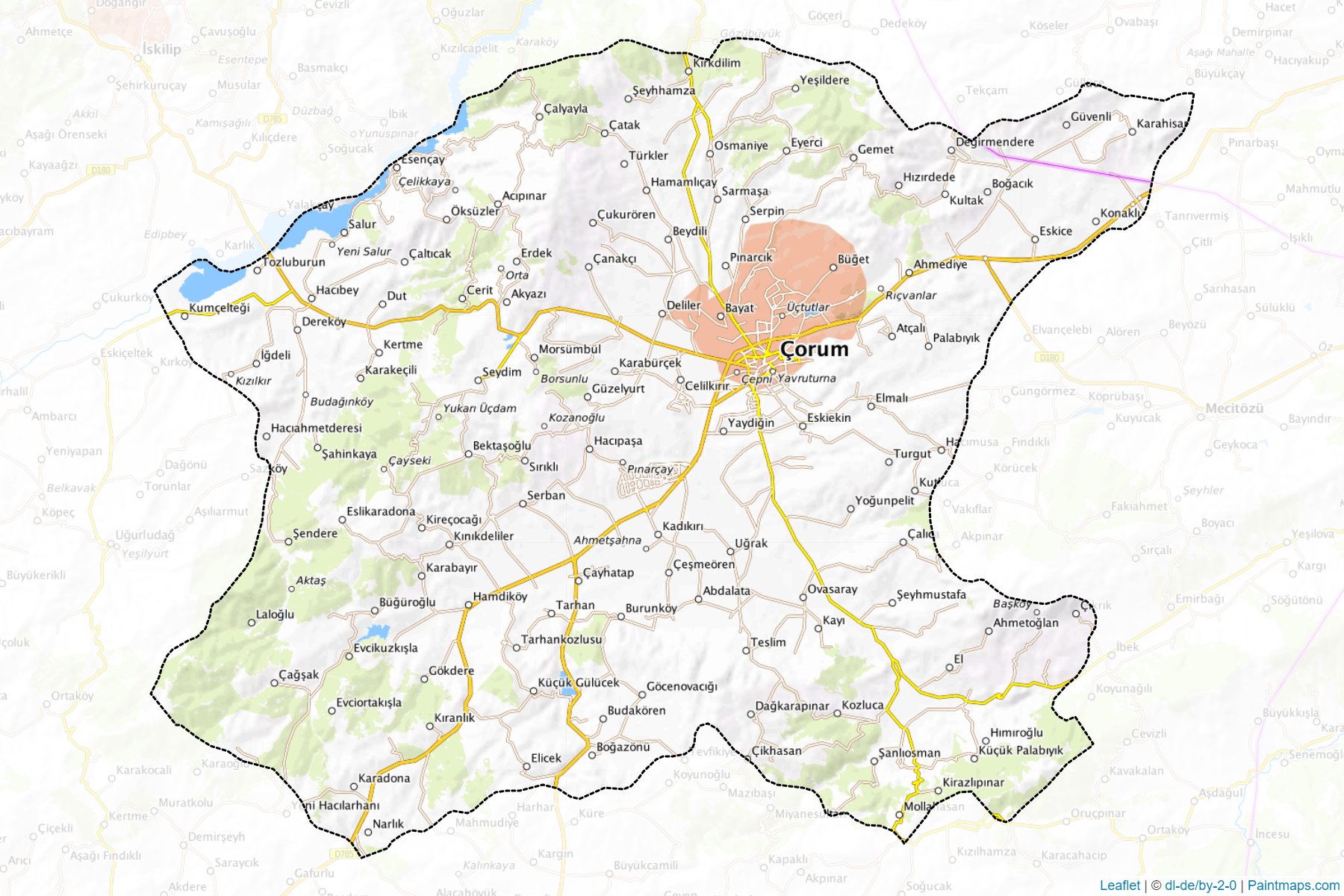 Merkez (Corum) Map Cropping Samples-1